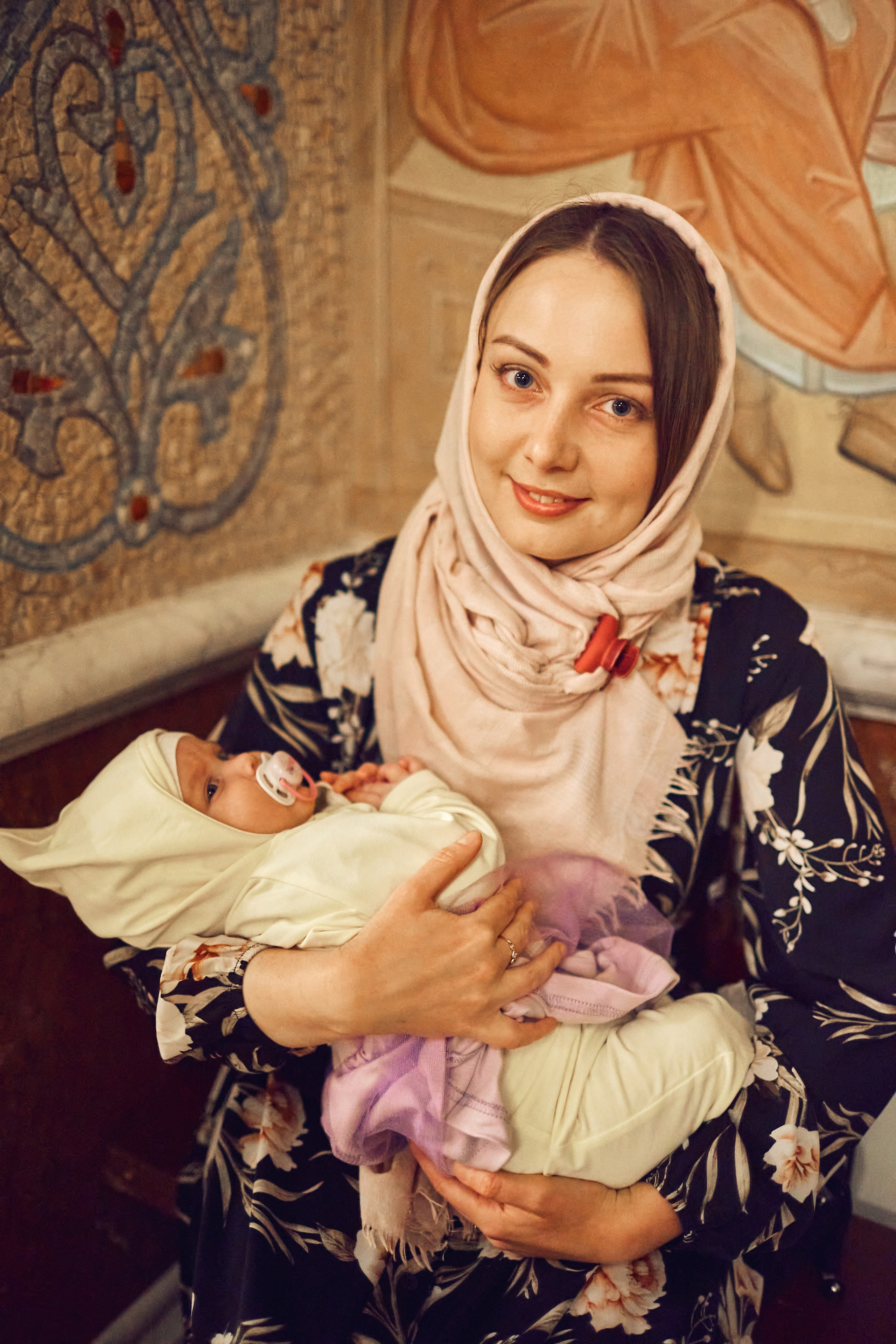 Таинство Крещения. Фотограф Москва|Ясенево Яна Новокрещенных