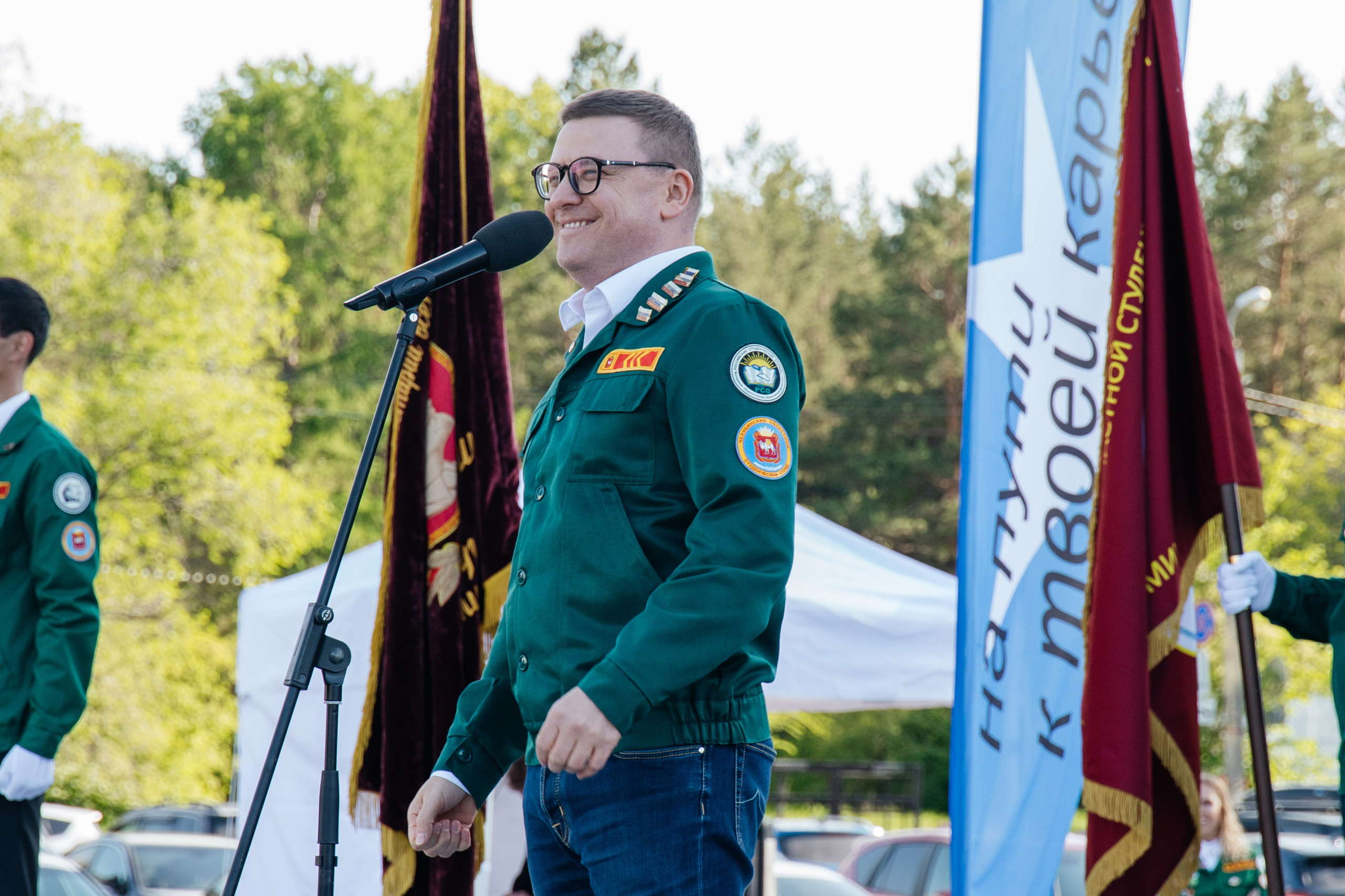 Открытие трудового семестра студенческих отрядов Челябинской области. Фотограф Елена Балакина (Челябинск)