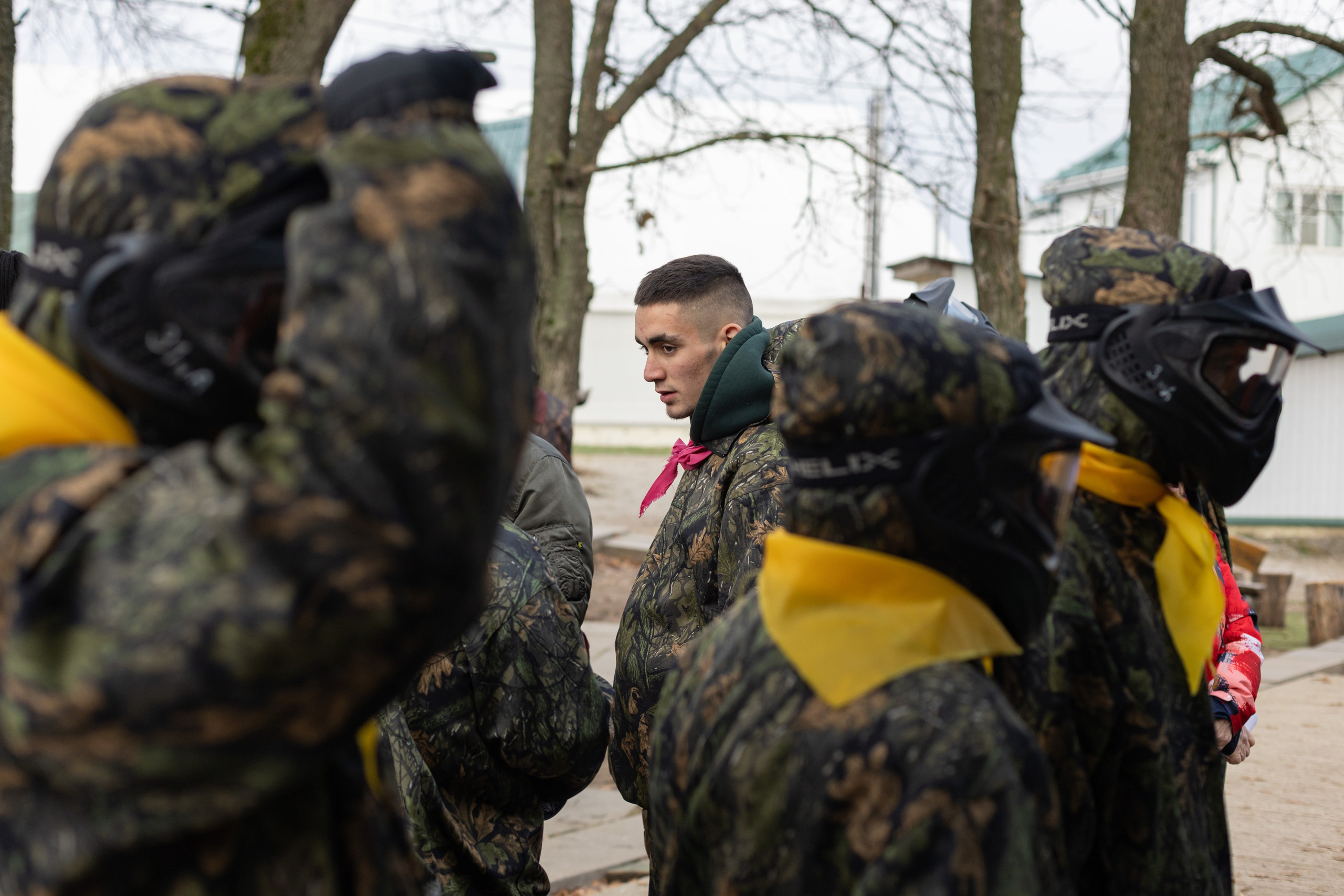 Фото с мероприятия по пейнтболу для Минспорта в Туле