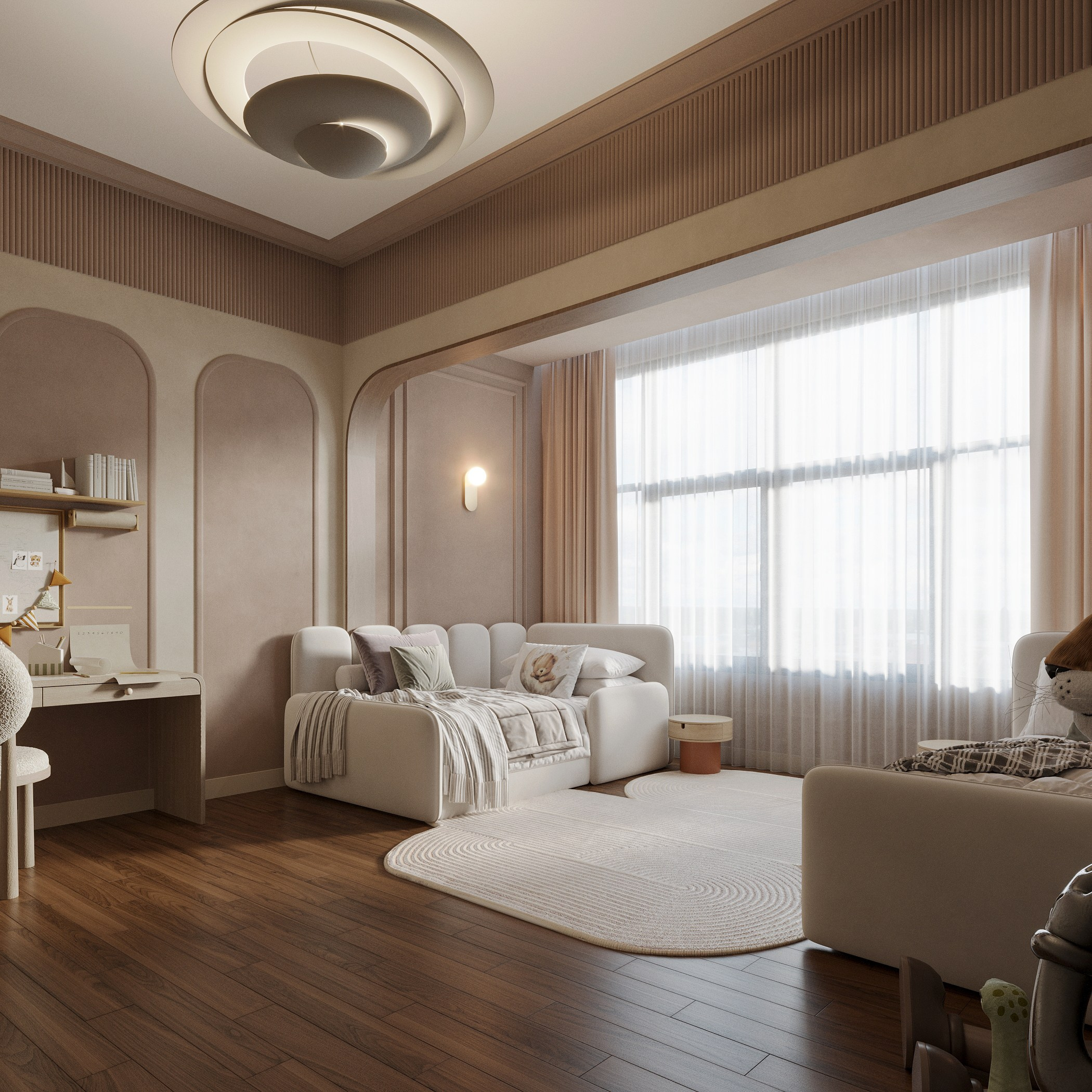 Интерьер детской комнаты — 3D-визуализация с авторским дизайном. 3Д Визуализация Интерьера и Архитектуры