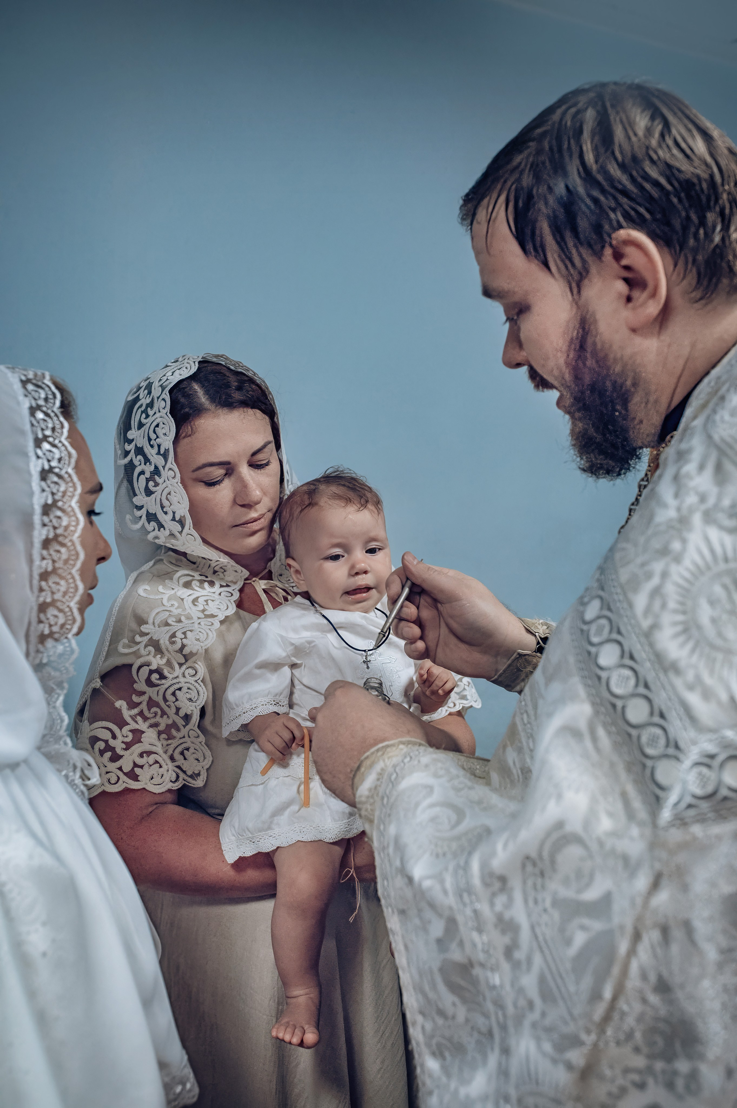 Съемка таинства крещения в храме Николая Чудотворца Красноярск. Фотографы крещения/венчания  Красноярск Татьяна и Вячеслав Переваловы