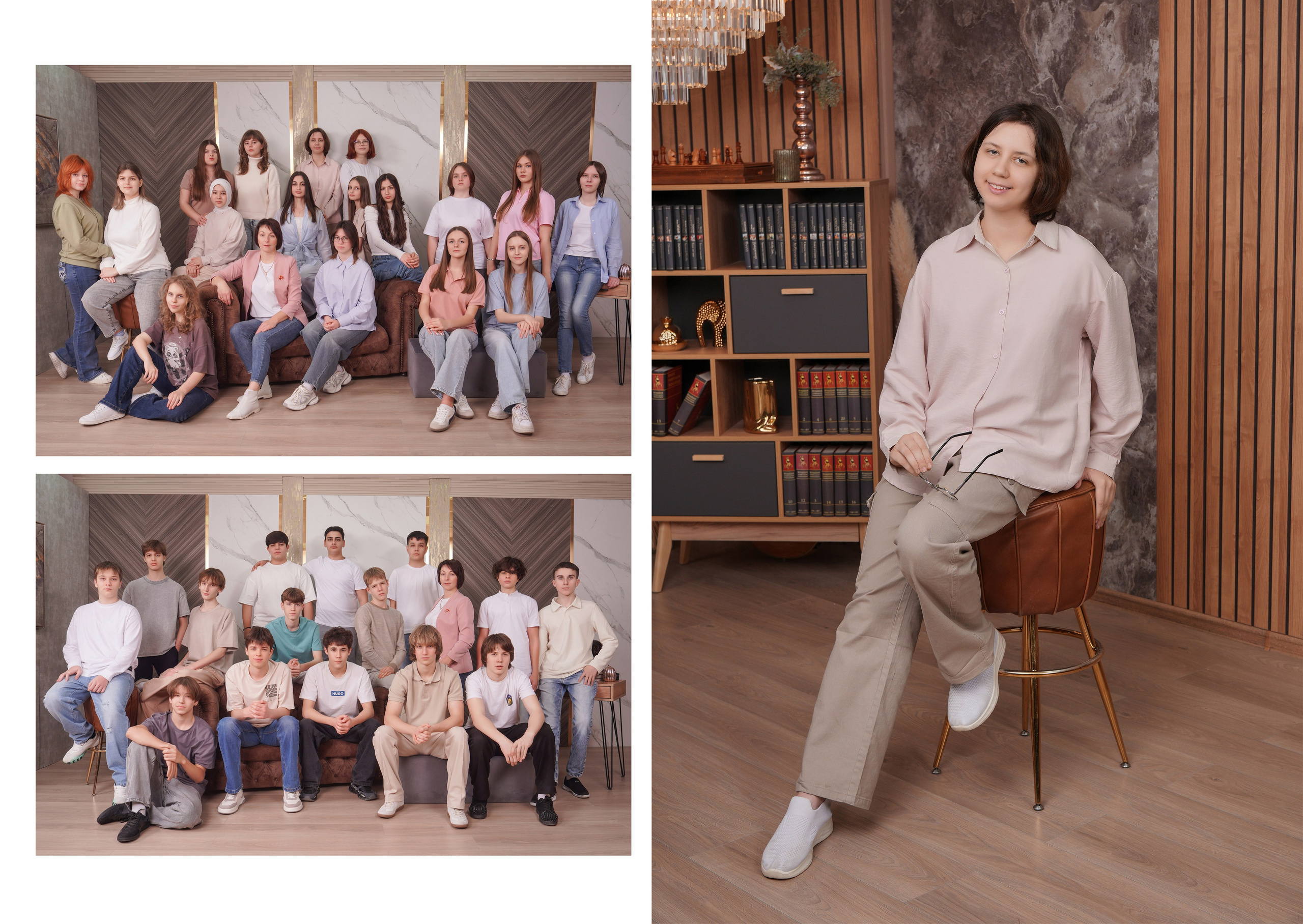 ШКОЛА 105 9 В. Красивый выпускной альбом в Краснодаре