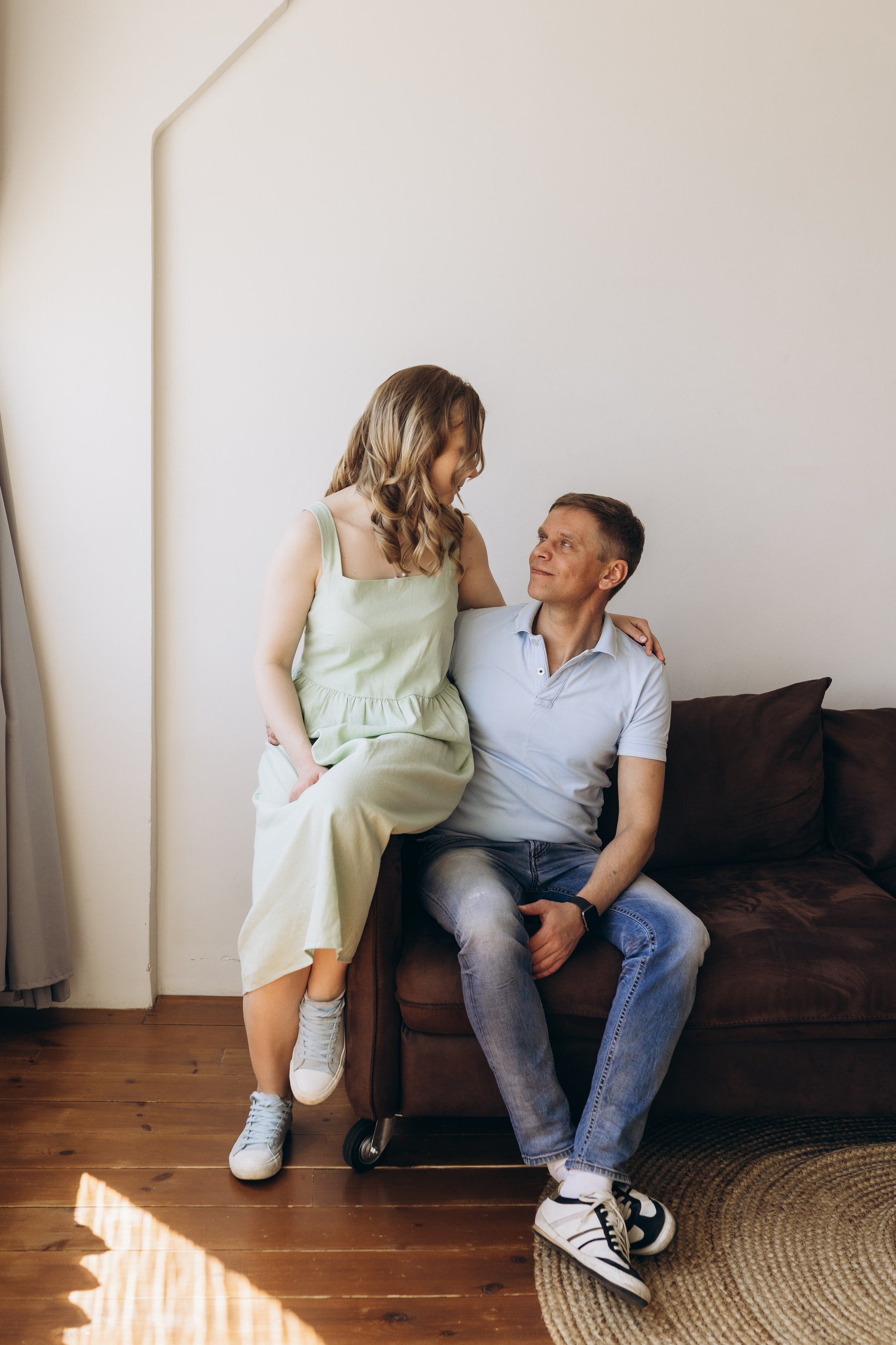 Семейная фотосессия в студии в Москве, семейный фотограф Анна Полушина. Свадебный фотограф в Москве Анна Полушина