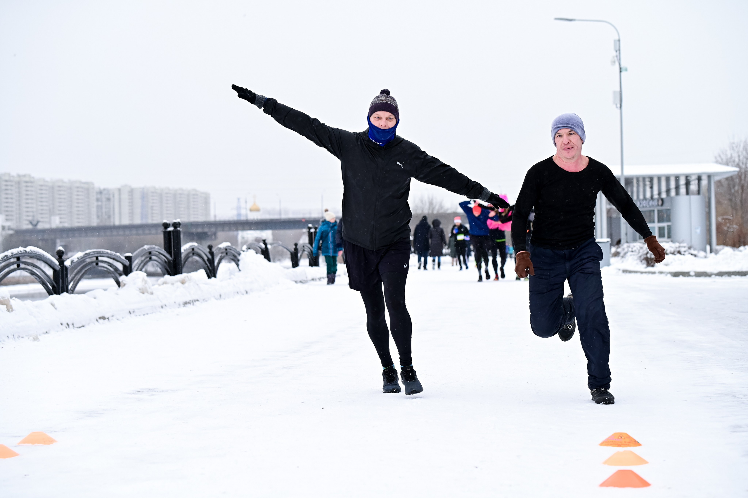 Новогодние 5 Вёрст Марьино и Забег обещаний (01.01.25). Фотограф | Ирина Гамзинова | Москва