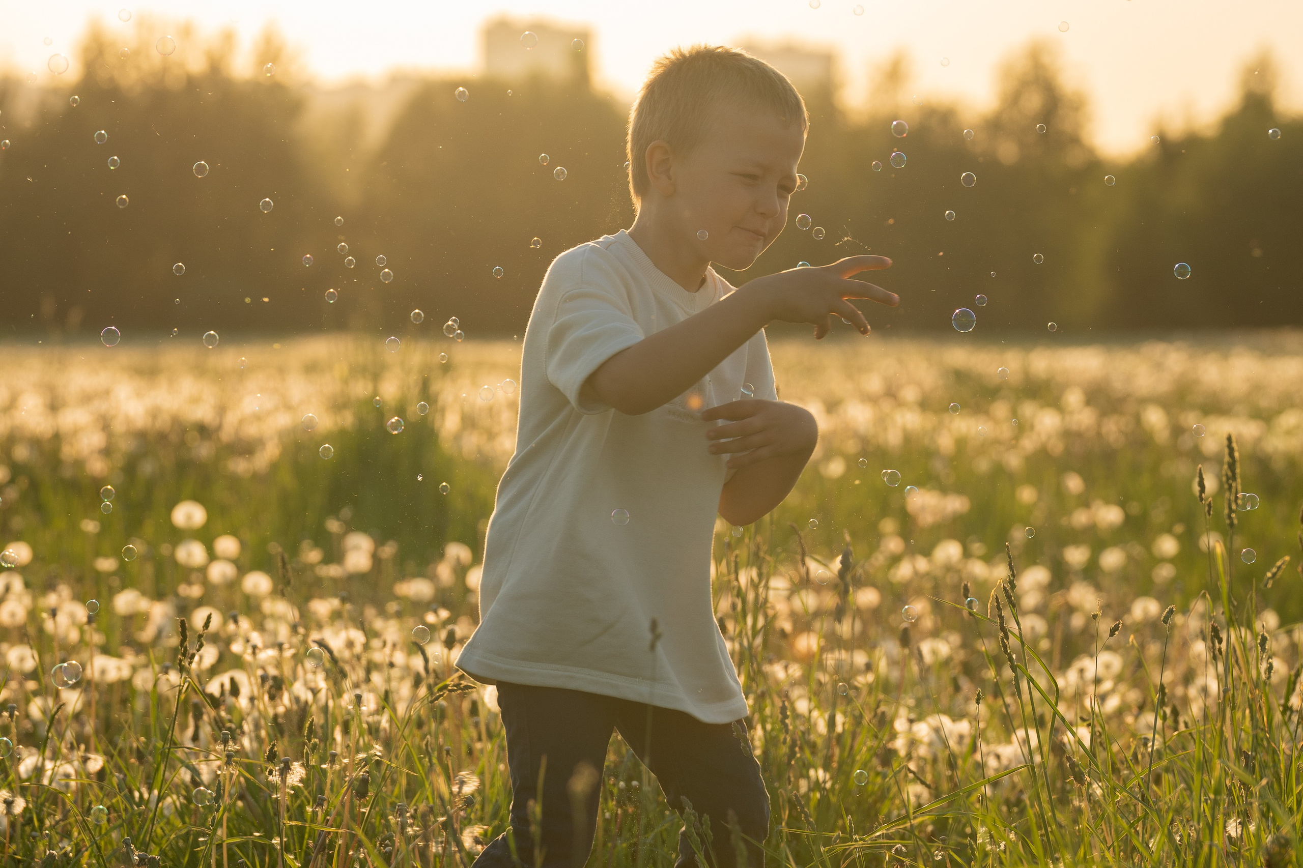 Семейная фотосессия на природе. Портретный фотограф Олеся Владимирова в Москве