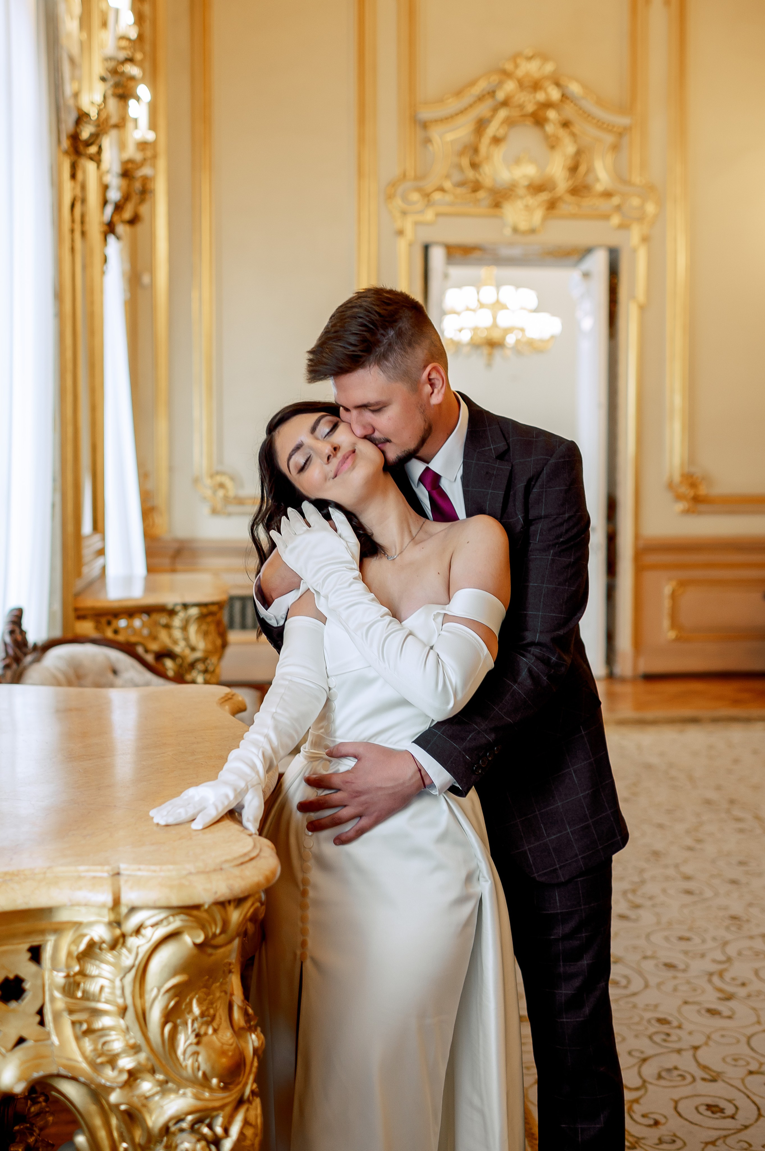 Камерная свадьба в Первом Дворце Бракосочетания №1 на Английской набережной Яны и Евгения. Портретный, семейный и свадебный фотограф в Санкт-Петербурге и в Пушкине Ширяев Денис