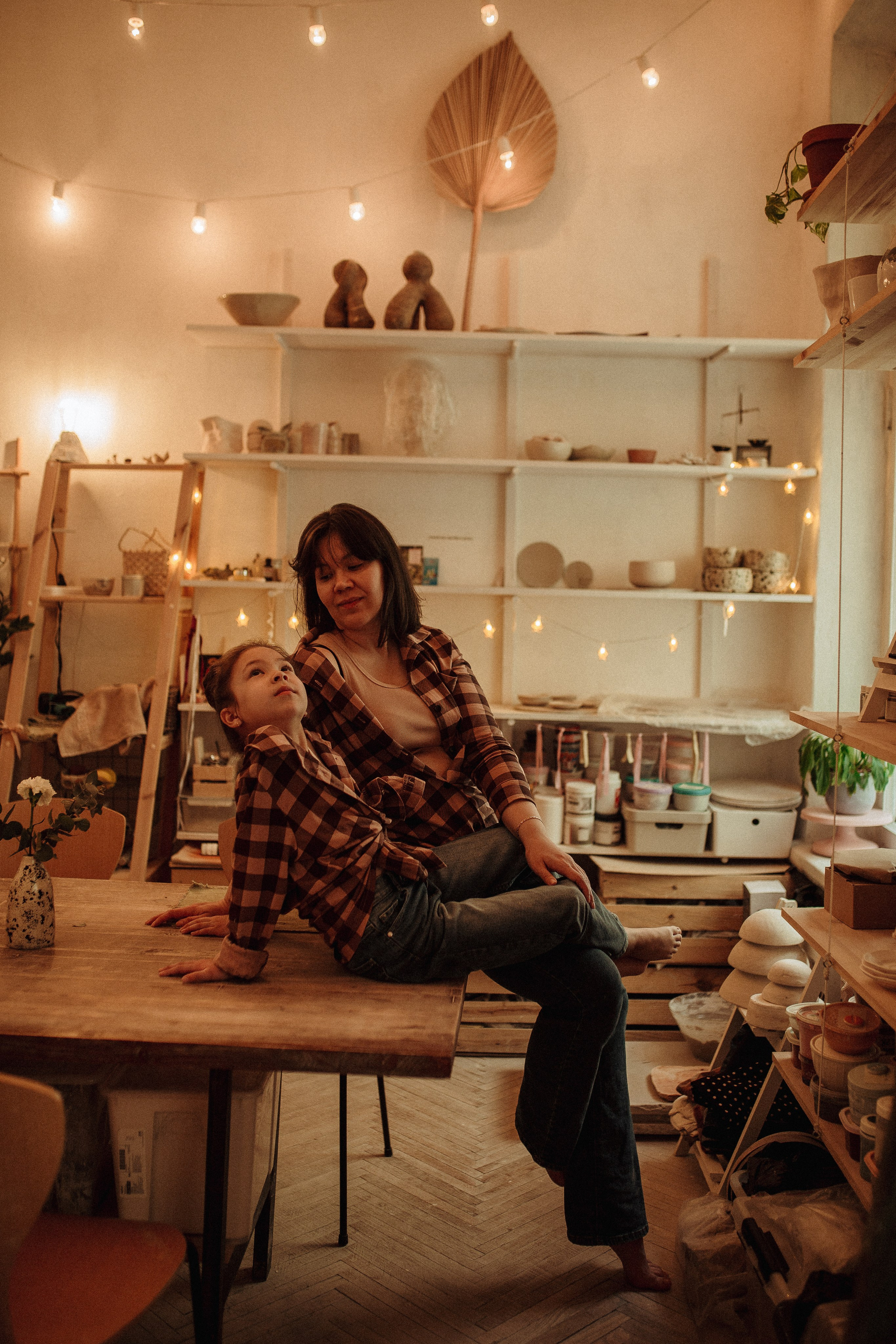 Дина & София гончарная. Семейный и Свадебный фотограф в Санкт-Петербурге Плохая Екатерина