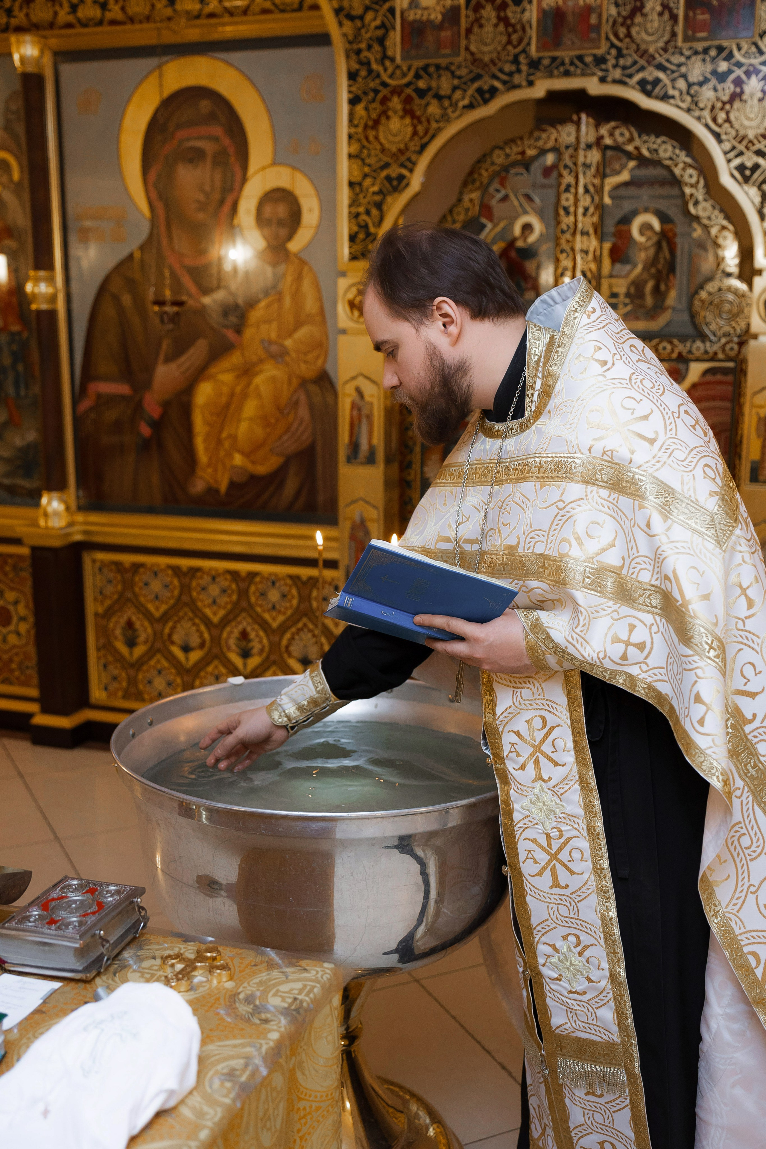 Крещение Андрея. Семейный и детский фотограф в Москве Александра Мак