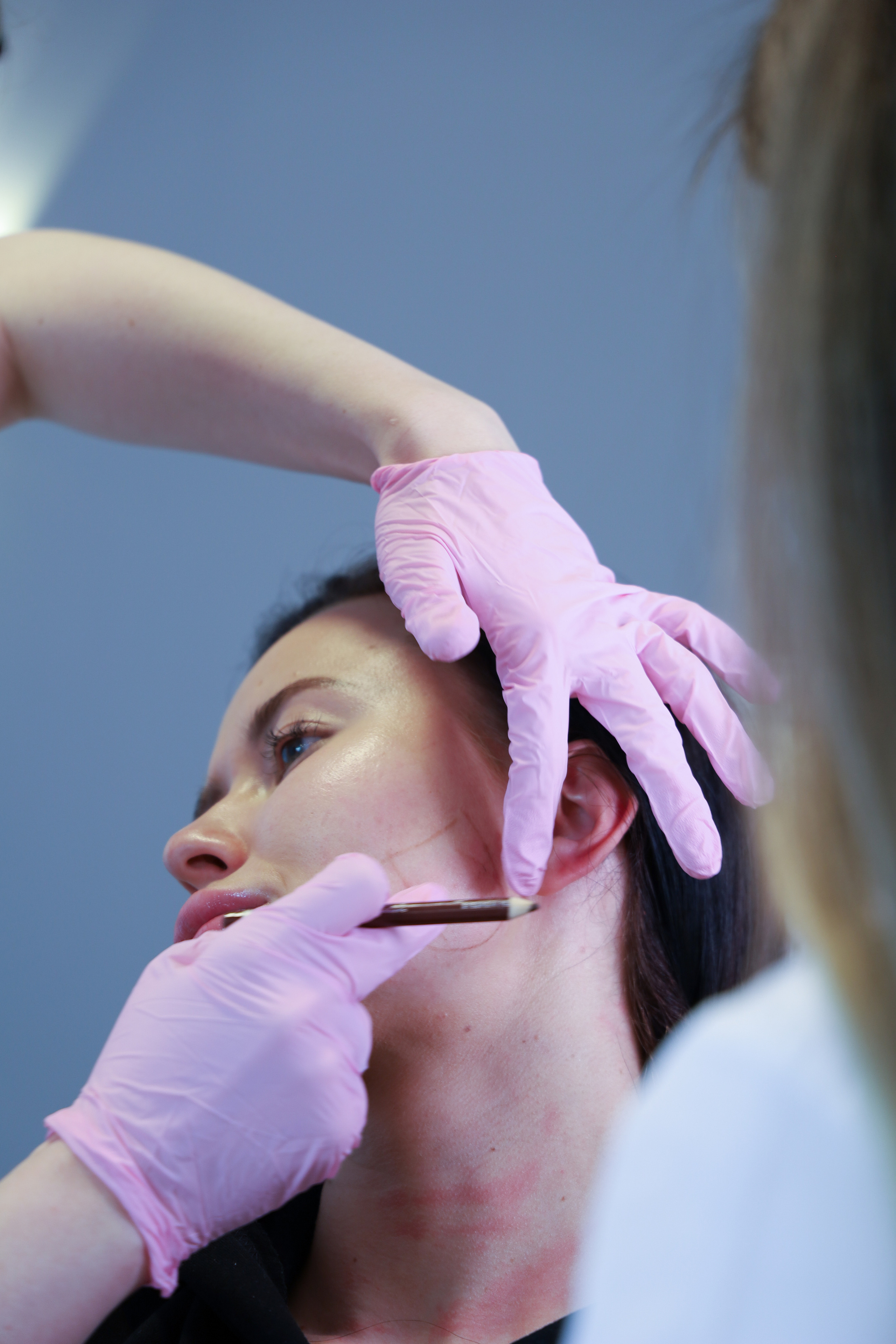 Косметолог Изабелла съемка для блога на рабочем месте. Photographer Victoria Romanova