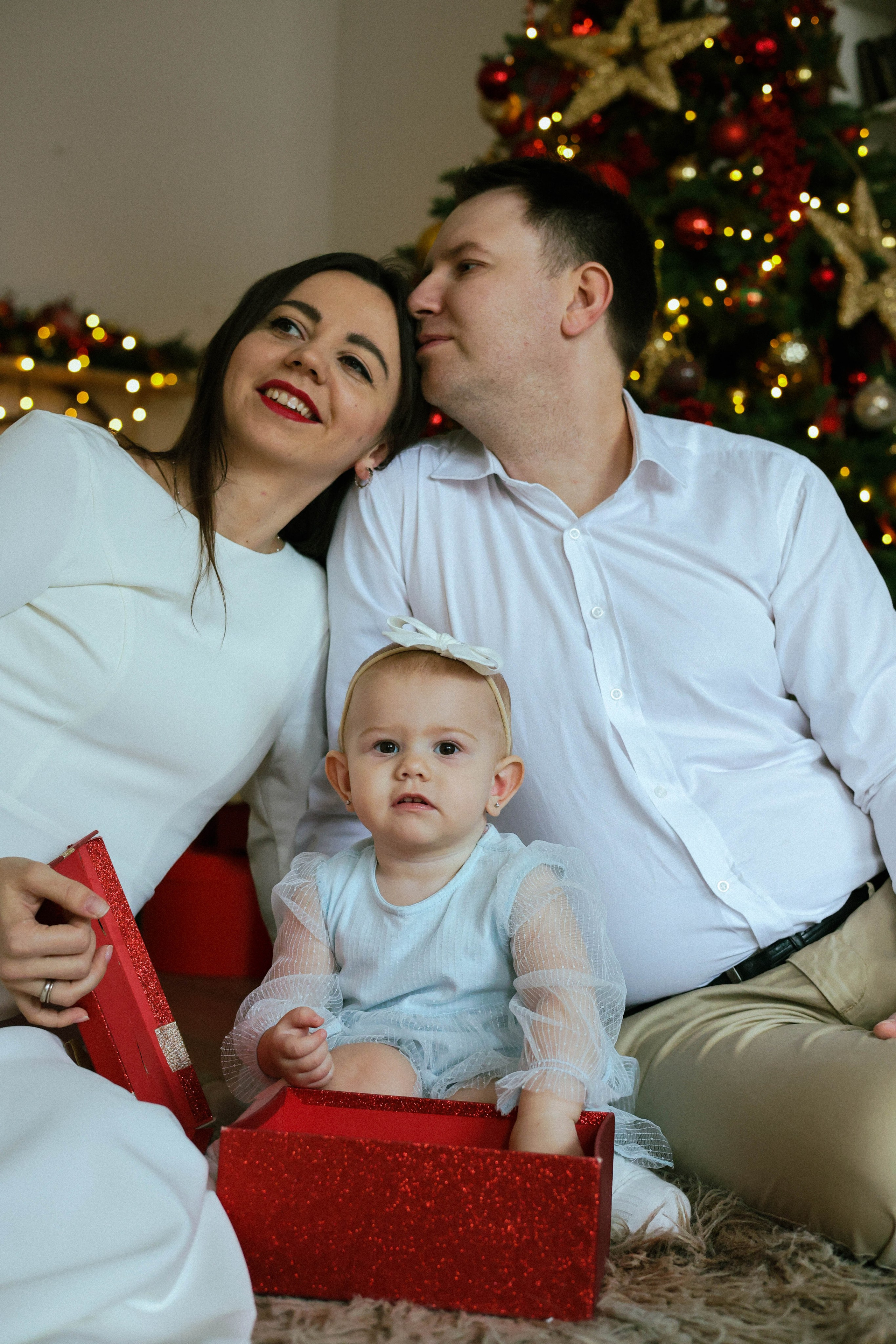 Новогодняя история «Ирина и ее семья». Фотограф в Москве Анастасия Калинина