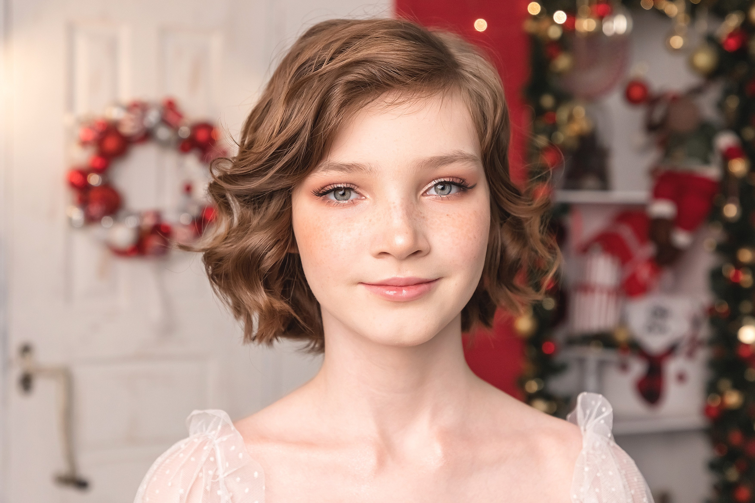 Новогодняя фотосессия. Фотосессия в студии. Фотосессия в студии для подруг. Детская фотосессия.