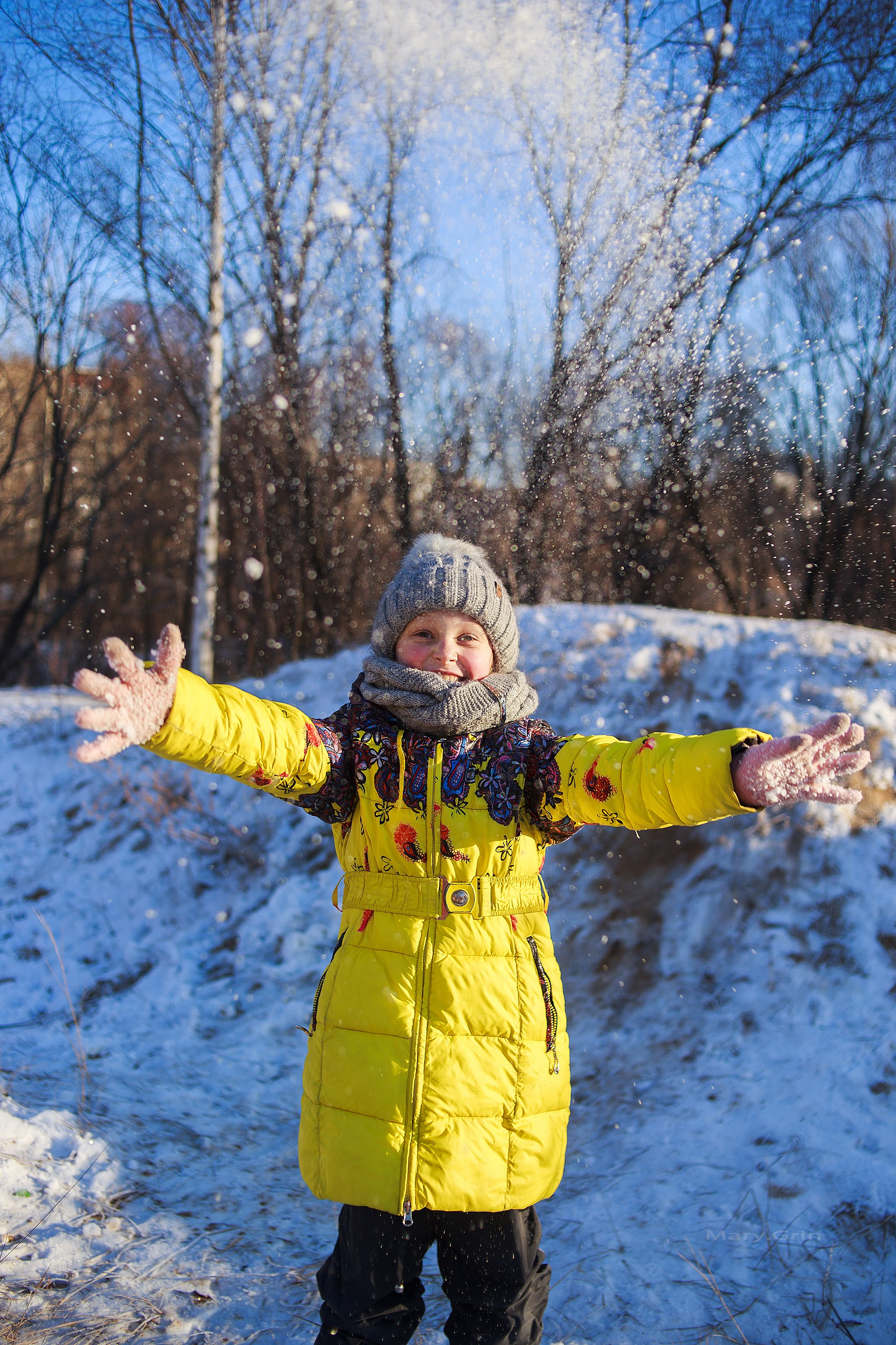 Зимняя фотопрогулка на мещерском озере с мандаринами. Детский и семейный фотограф, фотограф мероприятий Нижний Новгород