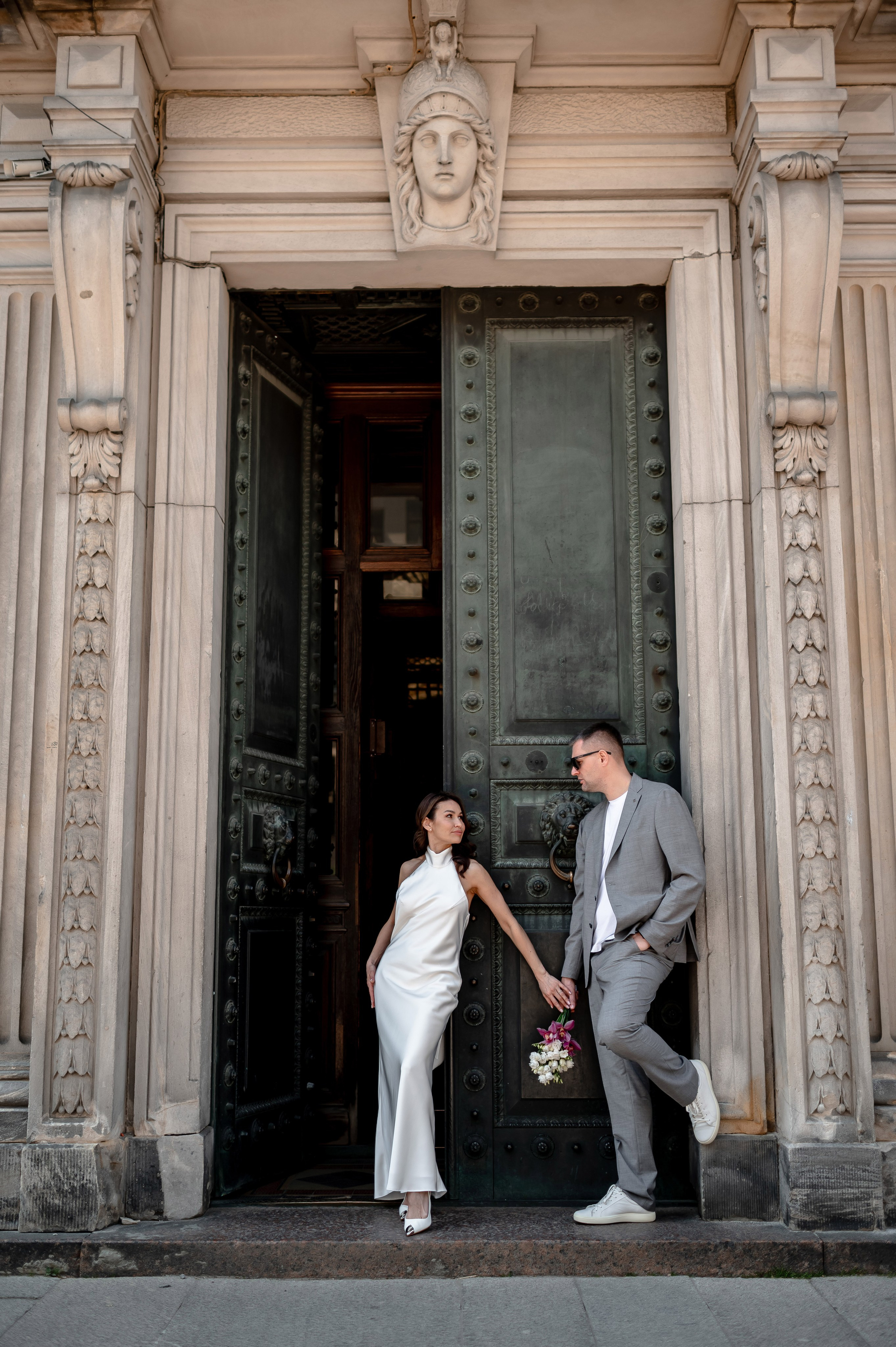 Алина и Алексей (прогулка на кабриолете, Академия Художеств, Екатерининский парк в Пушкине). Портретный, семейный и свадебный фотограф в Санкт-Петербурге и в Пушкине Ширяев Денис