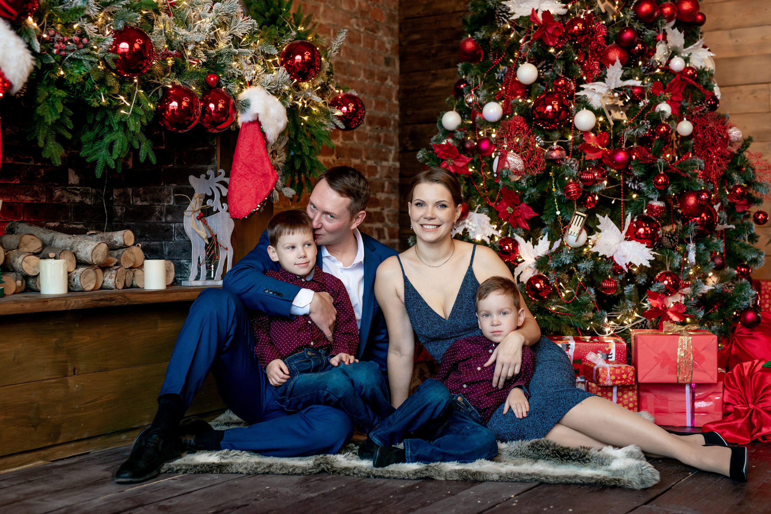 Новогодняя классика. Портретный, семейный и свадебный фотограф в Санкт-Петербурге и в Пушкине Ширяев Денис