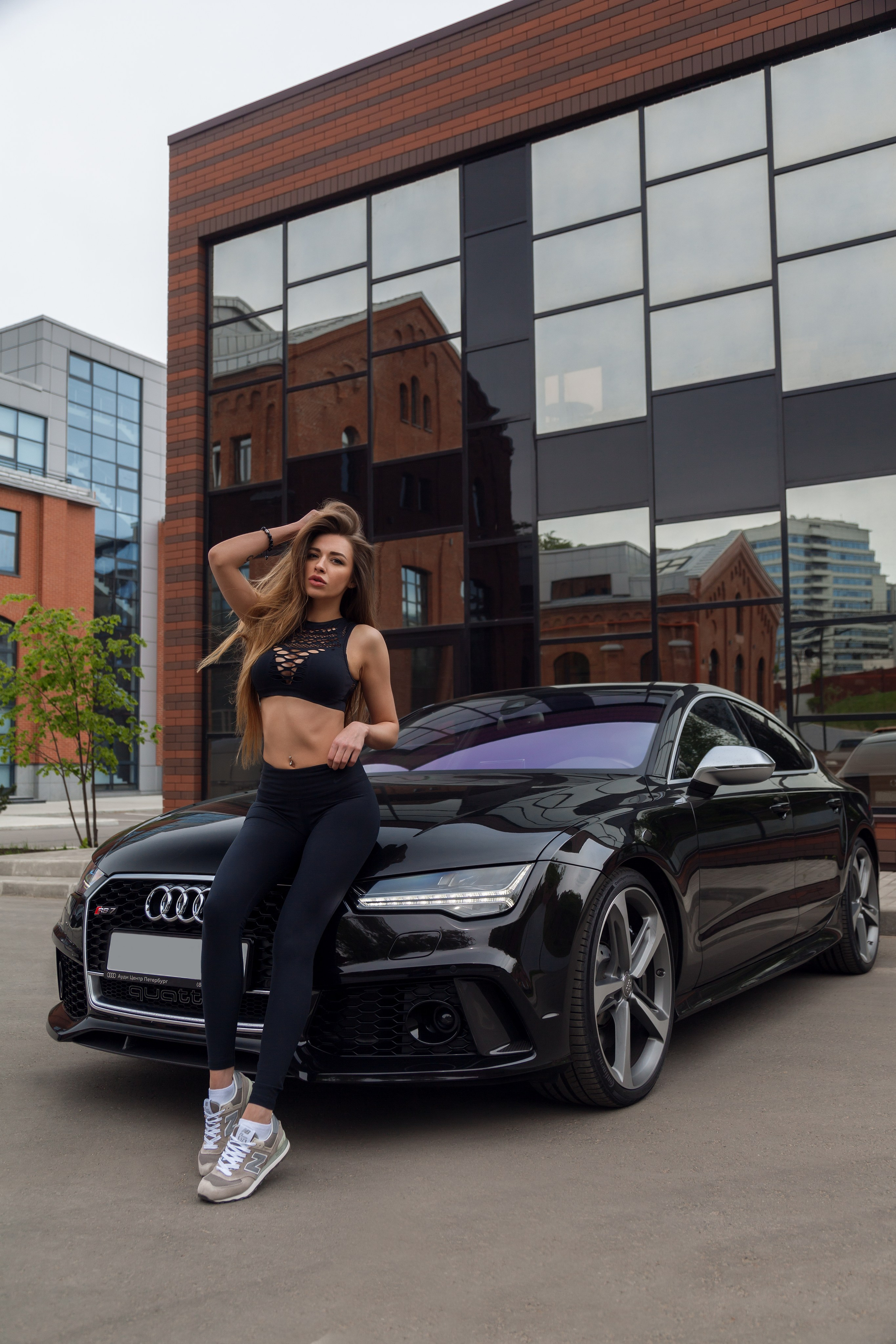 Audi RS7 x Daria. Базилев Александр | Фотограф, Москва