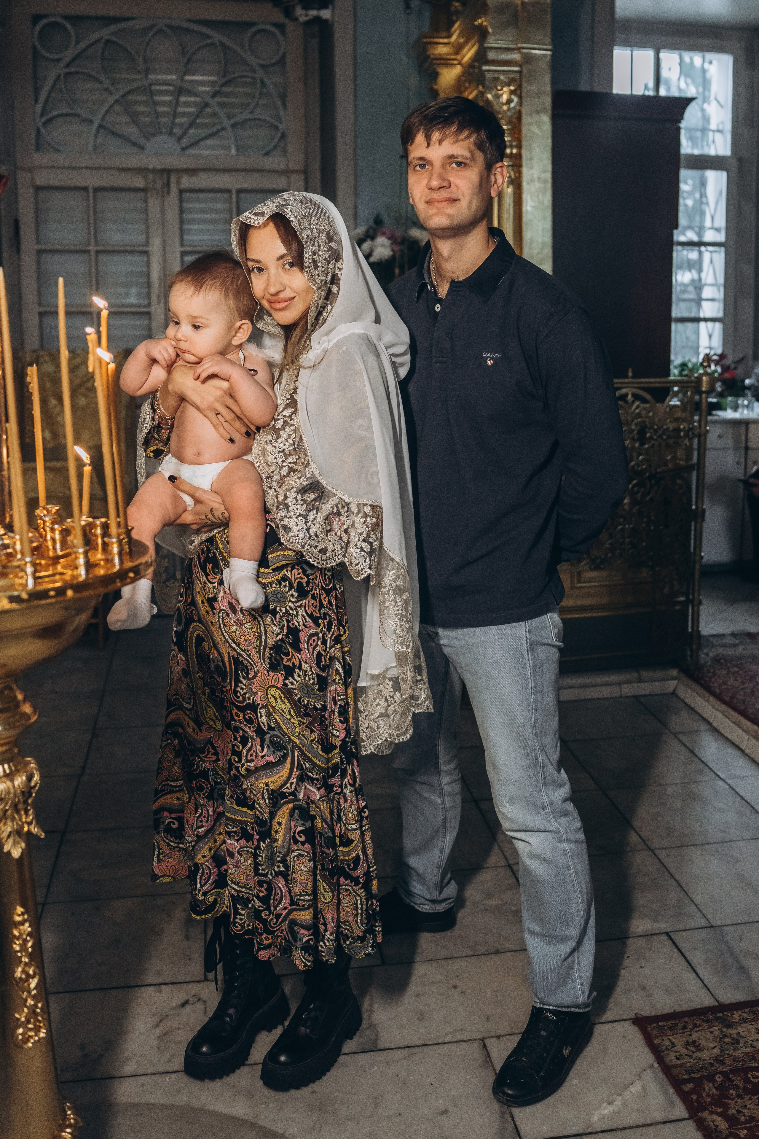 Таинство Крещения Демида. Фотограф Ольга Рубцова в Москве и Московской области