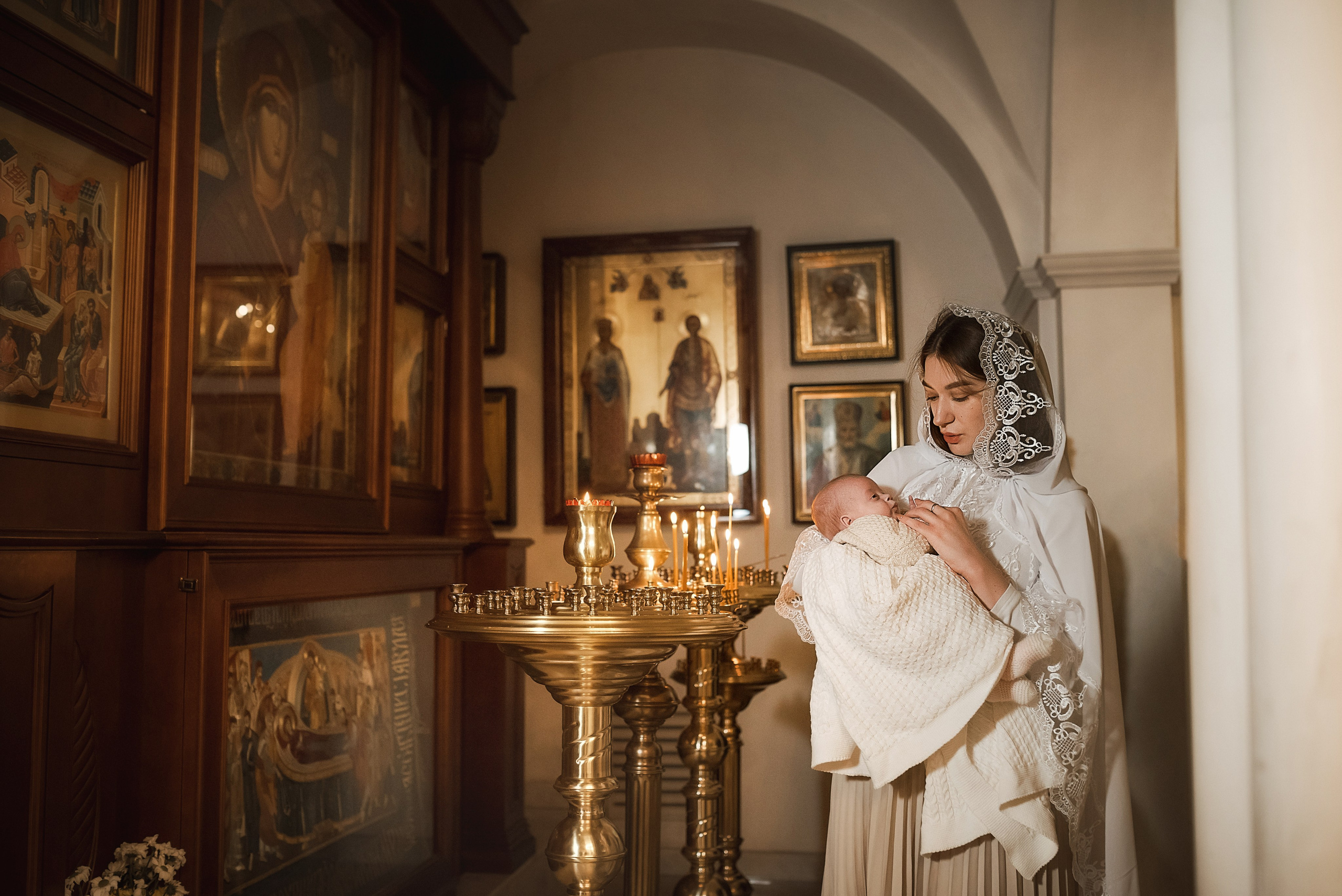 Крещение Майи Храм 40 Севастийских мученков. Семейный фотограф в Ростове-на-Дону Татьяна Литвинова