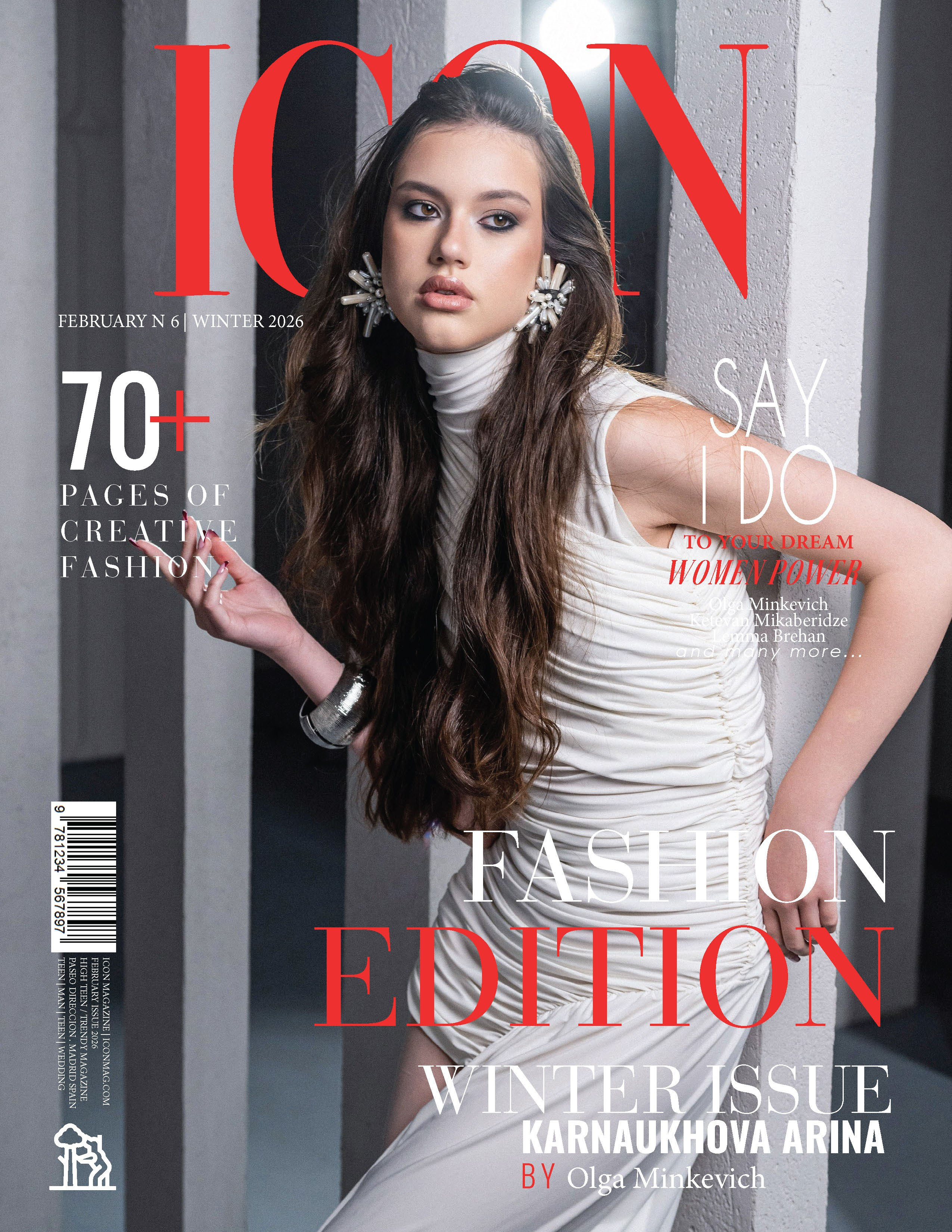 Model magazine ICON, Spain. Светлана Фатьянова