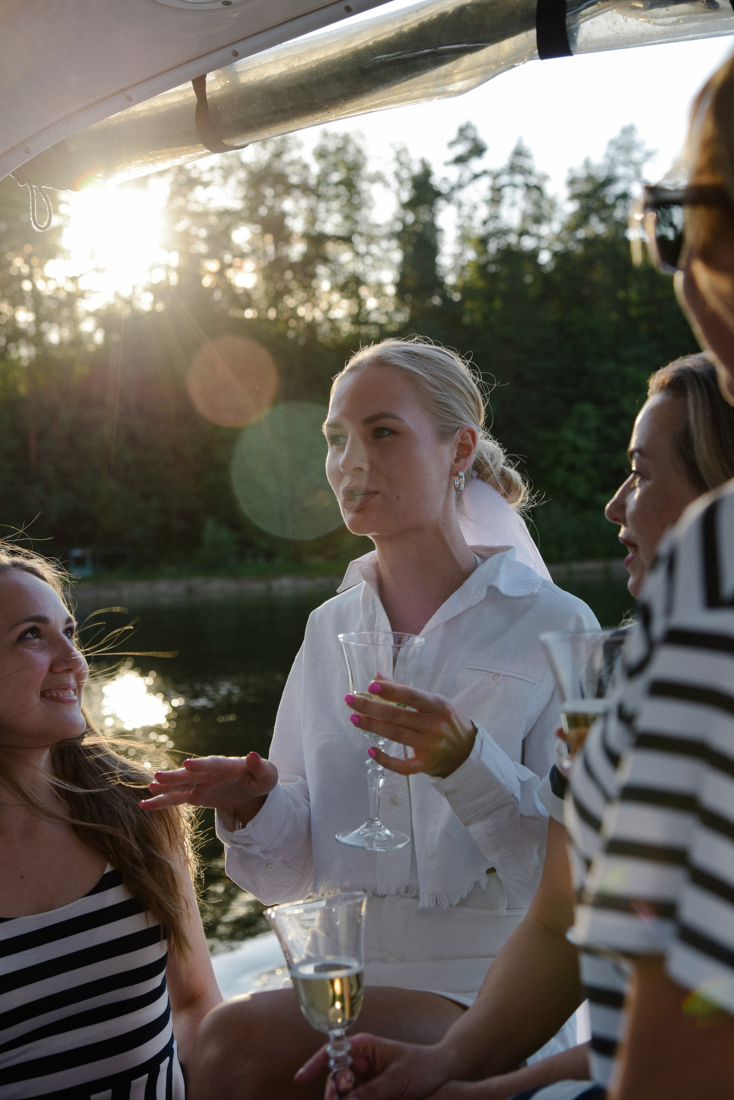 Девичник на яхте. Фотограф Лола Волна, город Москва