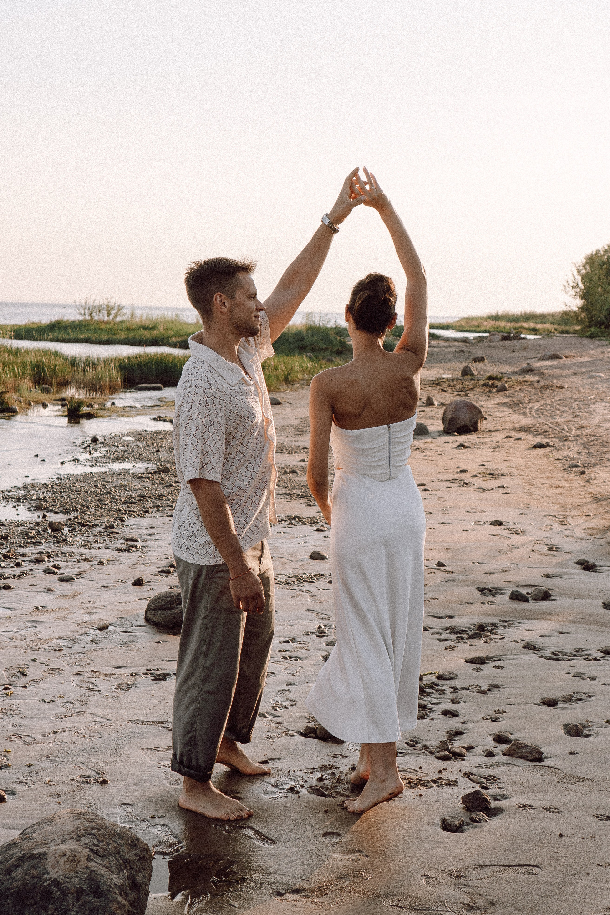 СВАДЕБНАЯ ФОТОСЕССИЯ ВЫЕЗДНОЙ ЦЕРЕМОНИИ (ФИНСКИЙ ЗАЛИВ). Профессиональный фотограф, Санкт-Петербург — Виктория Богомолова