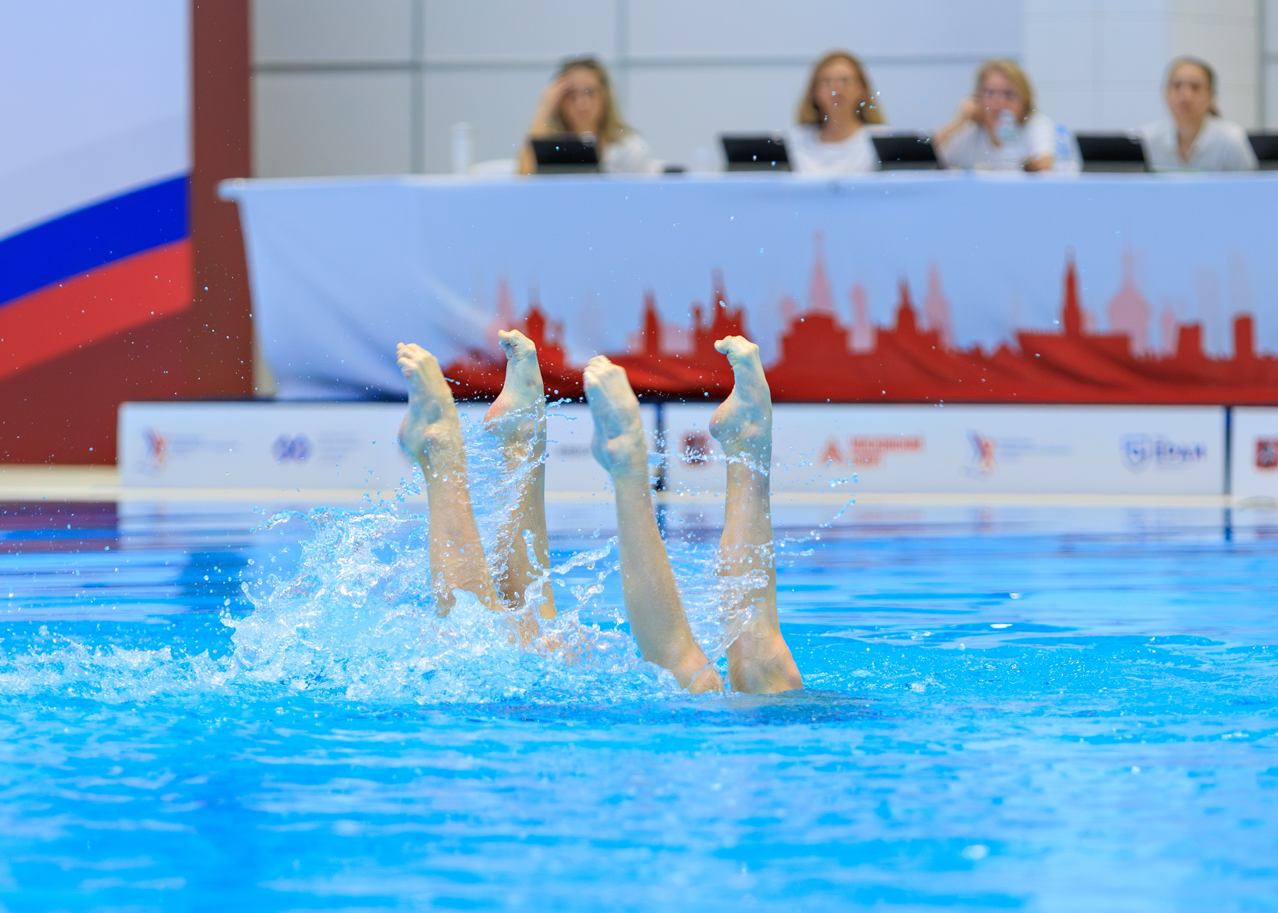 Первенство России по синхронному плаванию дуэт  — техническая программа. Выпускные альбомы и школьный фотограф в Подольске, Троицке, Щербинке, Москве и Московской области