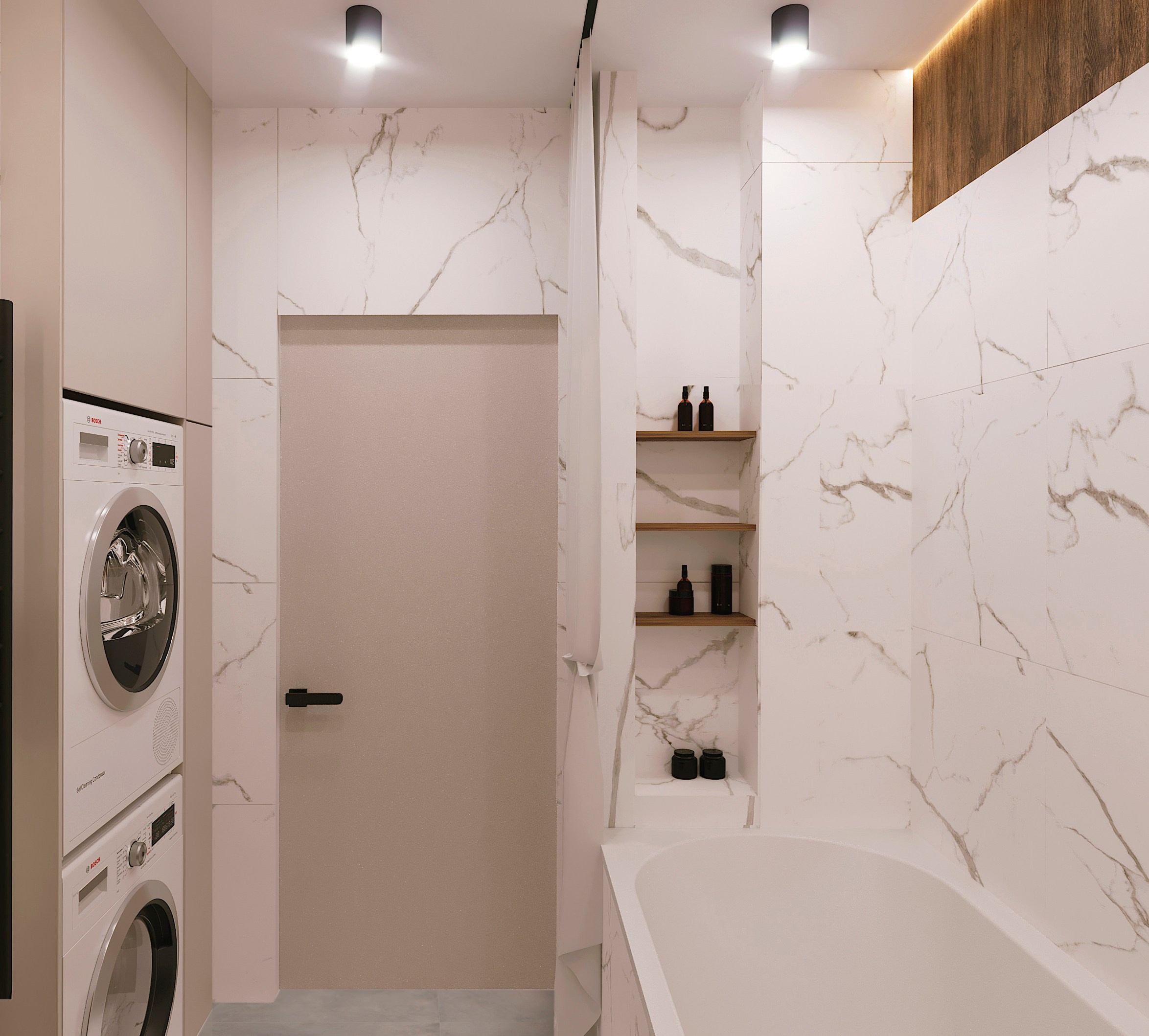 Современный интерьер с акцентами. Lina architector | Дизайн интерьера