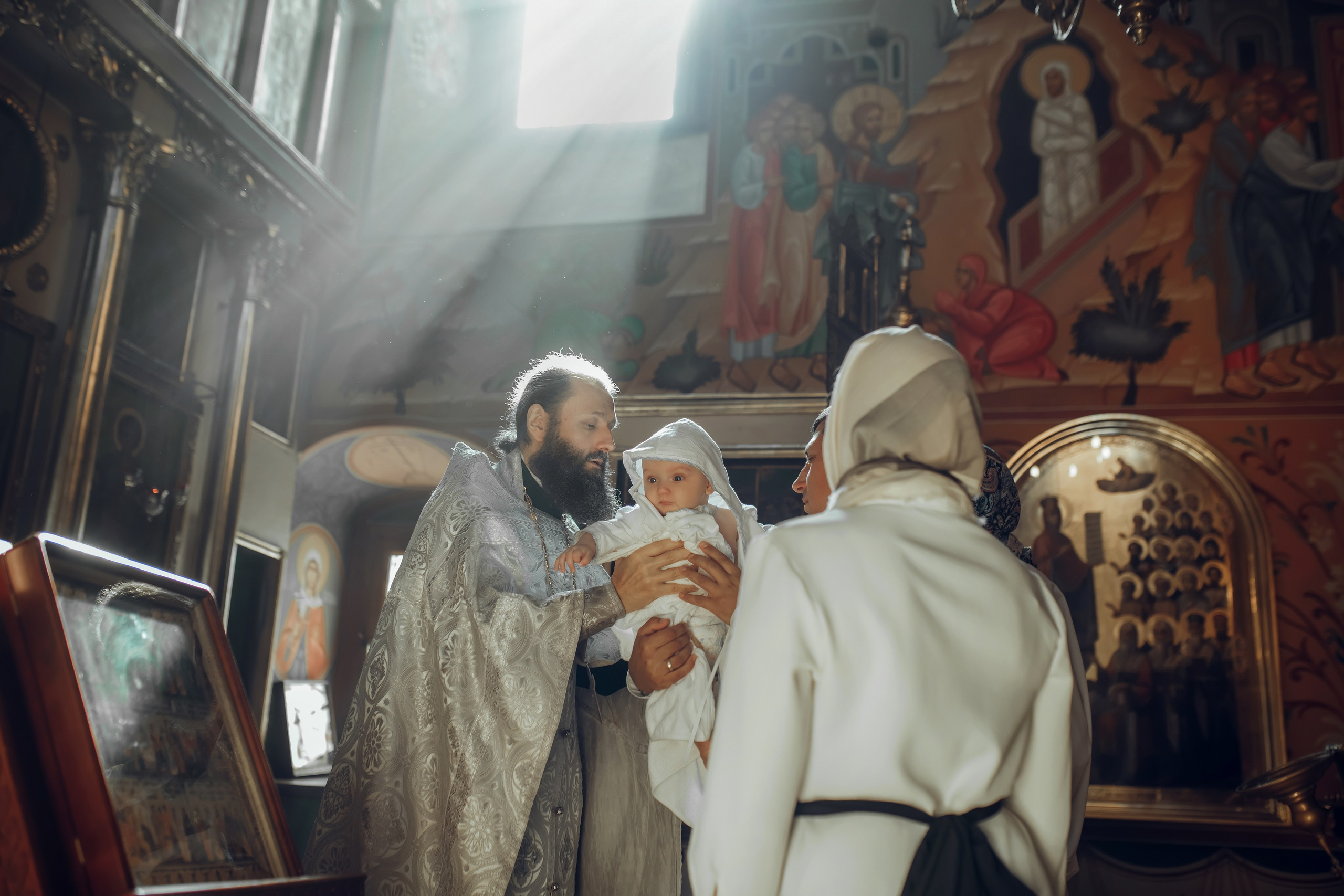 Крещение Эрика. Фотограф на Крещение, семейный фотограф в Москве
