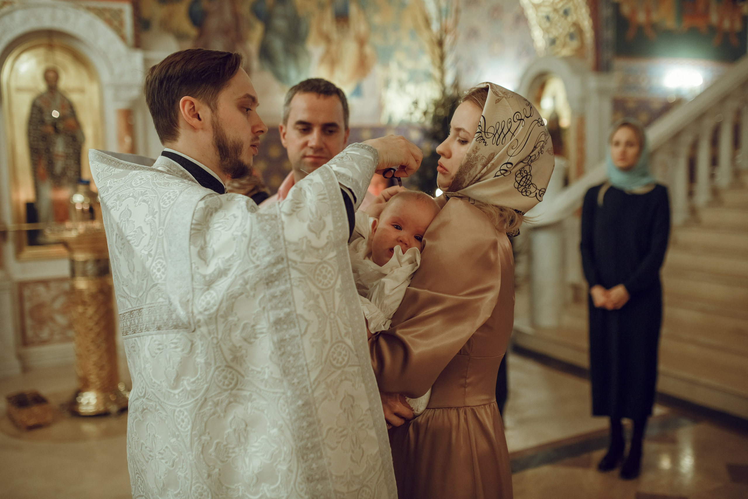 Крещение Виктории. Фотограф на Крещение, семейный фотограф в Москве