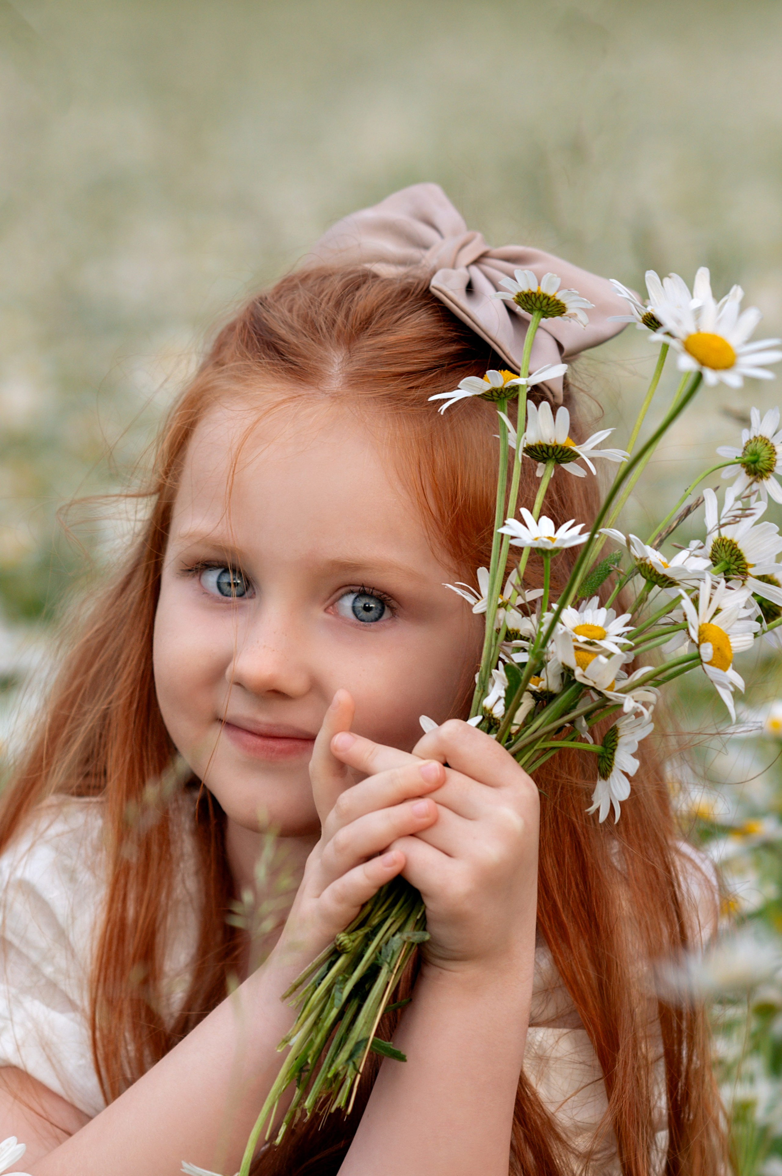 Ромашковое поле. Детский и семейный фотограф г. Москва Оксана Катаджи