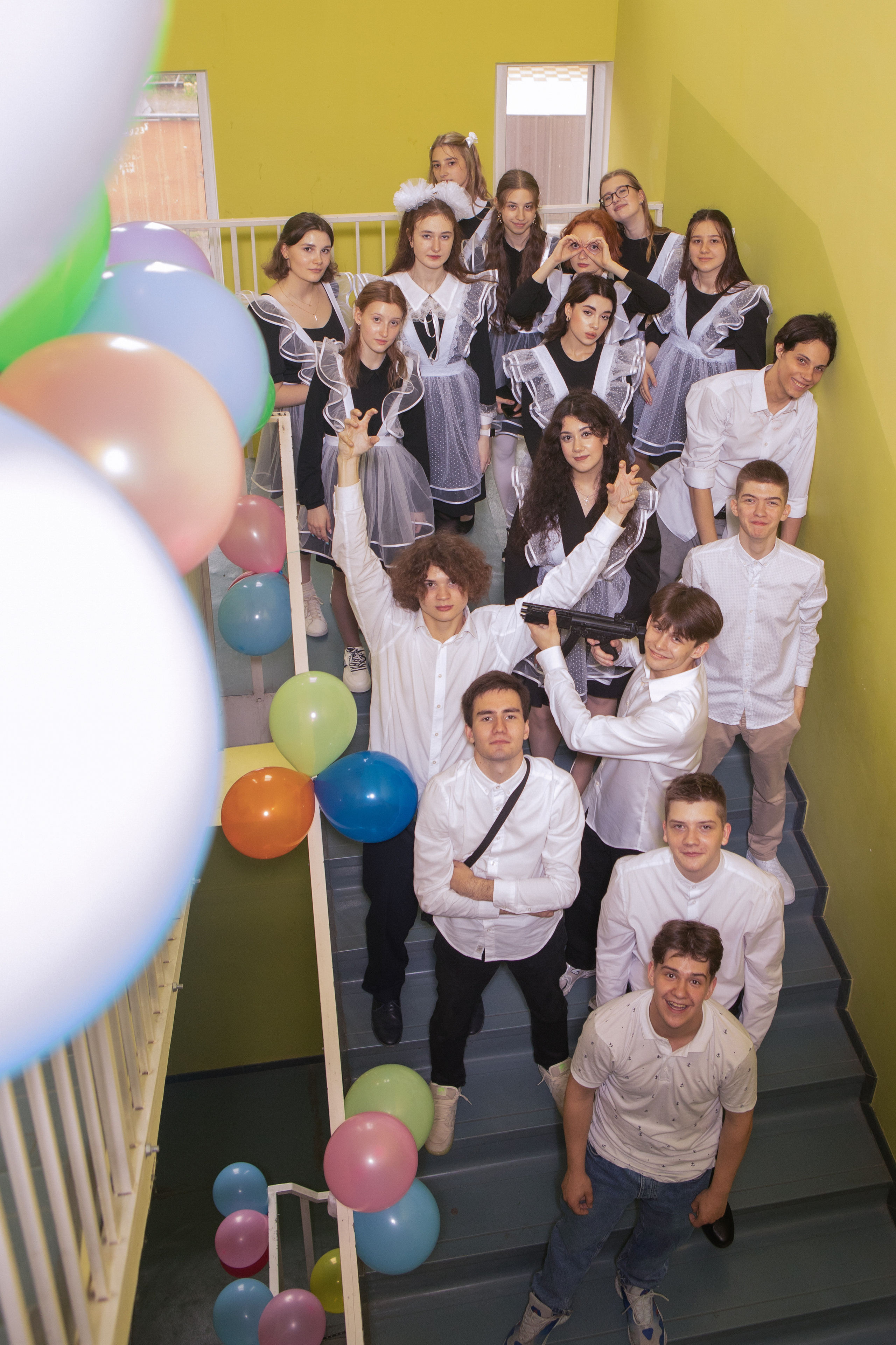 11 класс / Школа № 14 / Последний Звонок / г. Пушкино. Детский и семейный фотограф Мария Киселёва. Москва