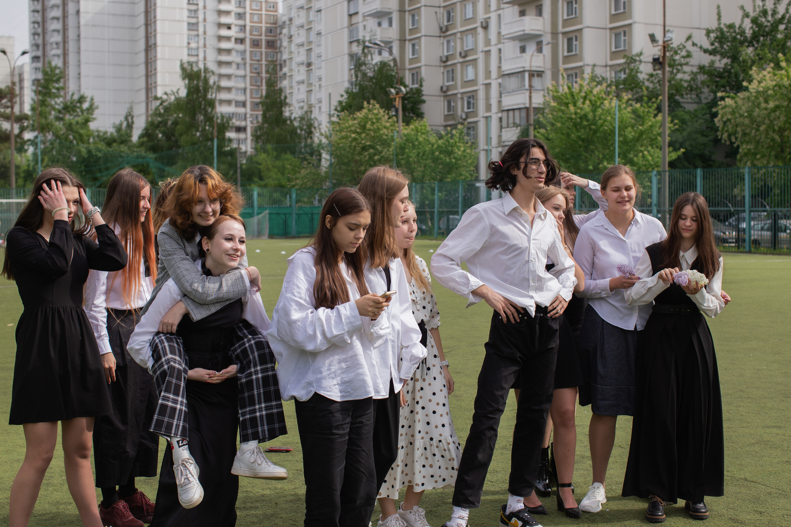 9 класс / Последний звонок /Школа № 1584 / г. Москва. Детский и семейный фотограф Мария Киселёва. Москва