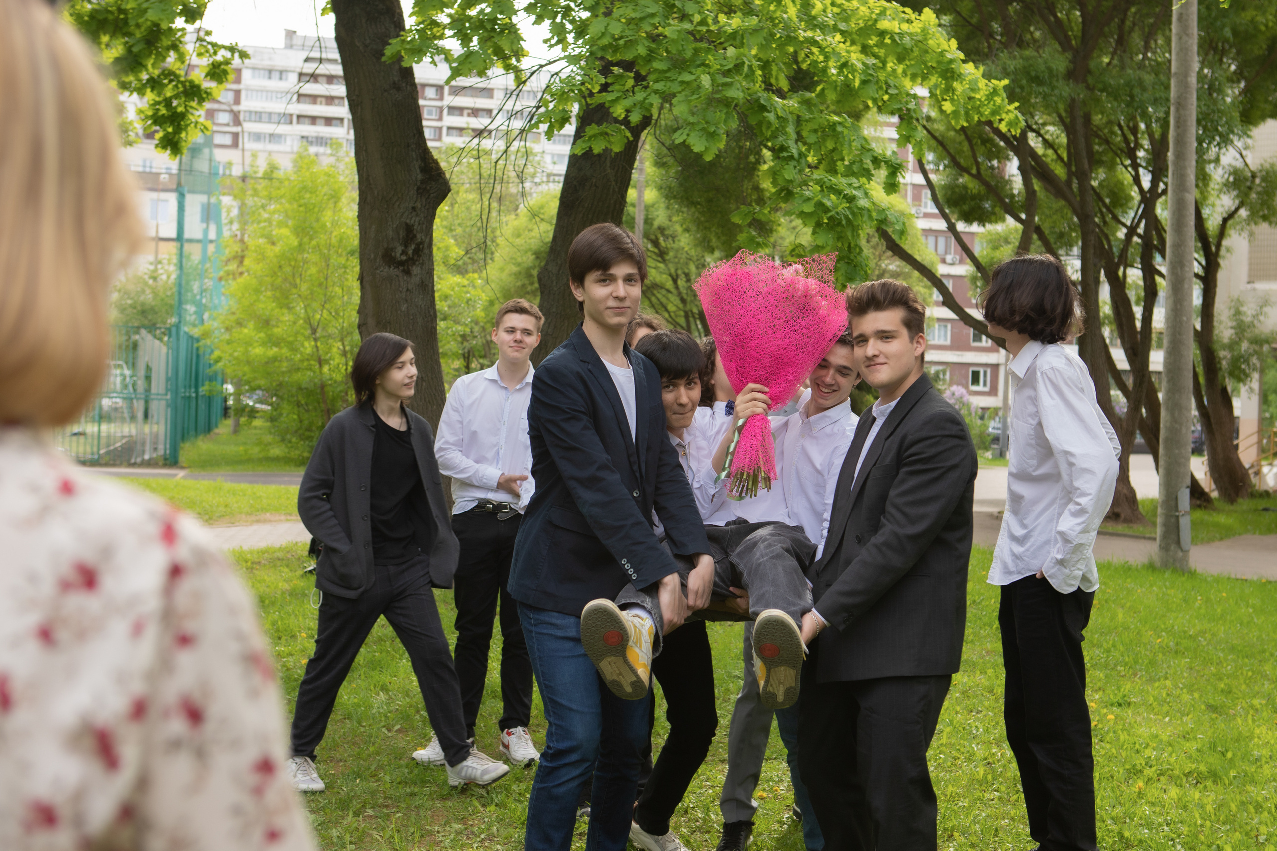 9 класс / Последний звонок /Школа № 1584 / г. Москва. Детский и семейный фотограф Мария Киселёва. Москва