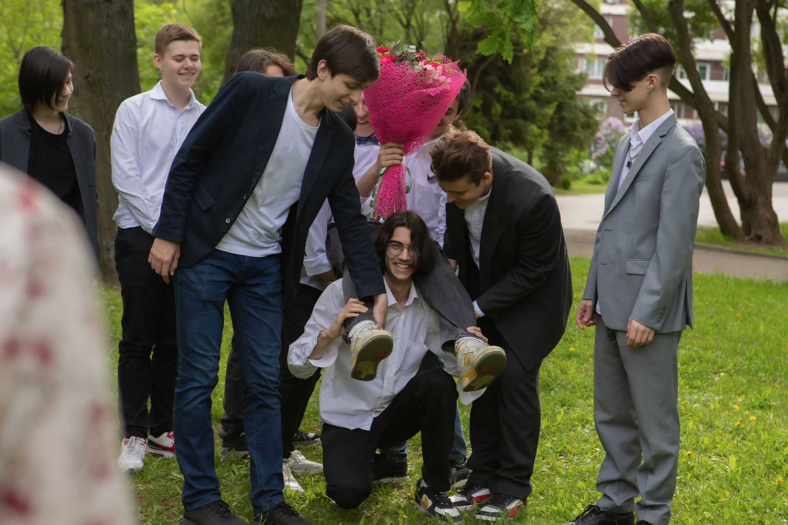 9 класс / Последний звонок /Школа № 1584 / г. Москва. Детский и семейный фотограф Мария Киселёва. Москва