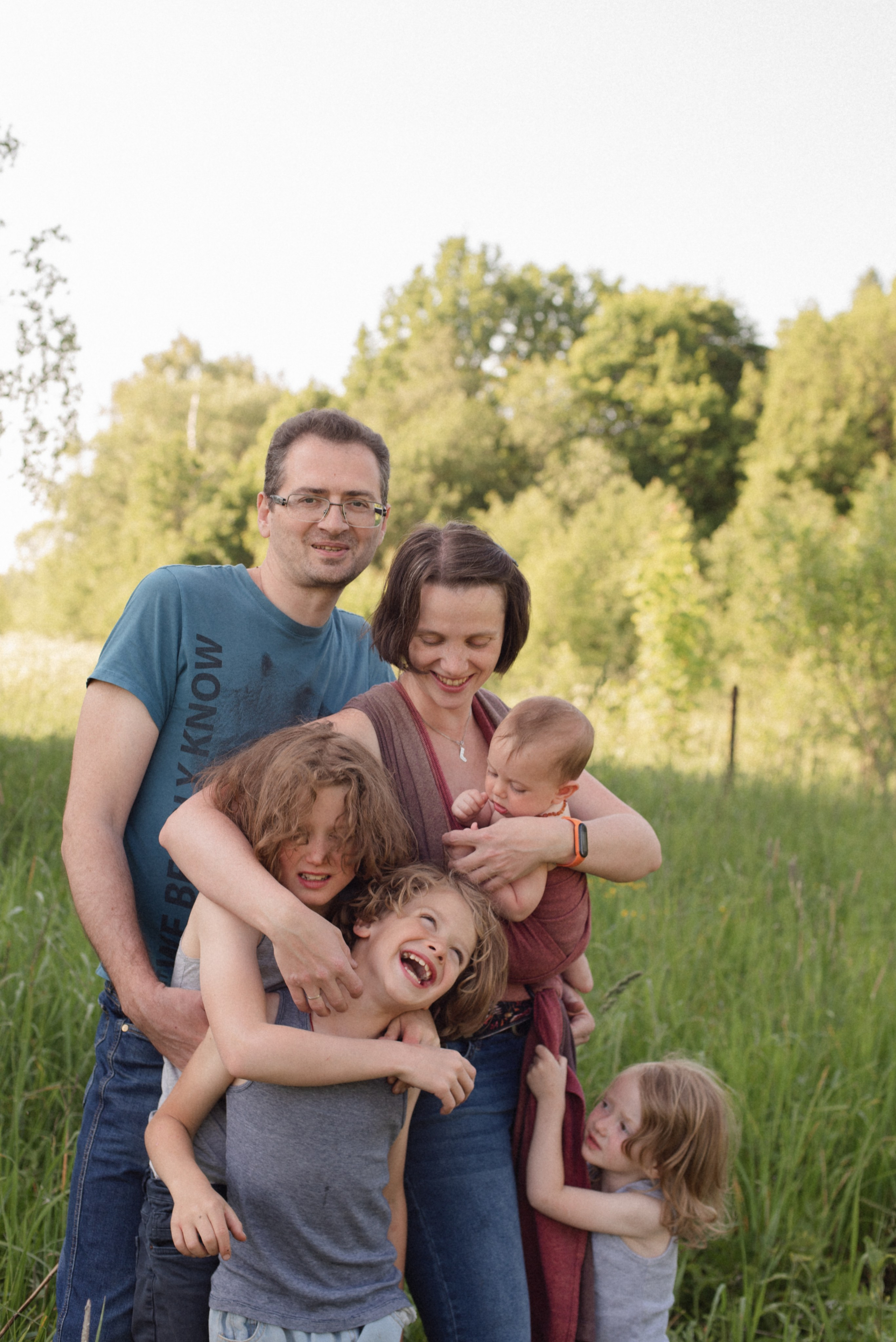 Наташа и её семья. Портретный фотограф в Москве Анжела Губайдулина