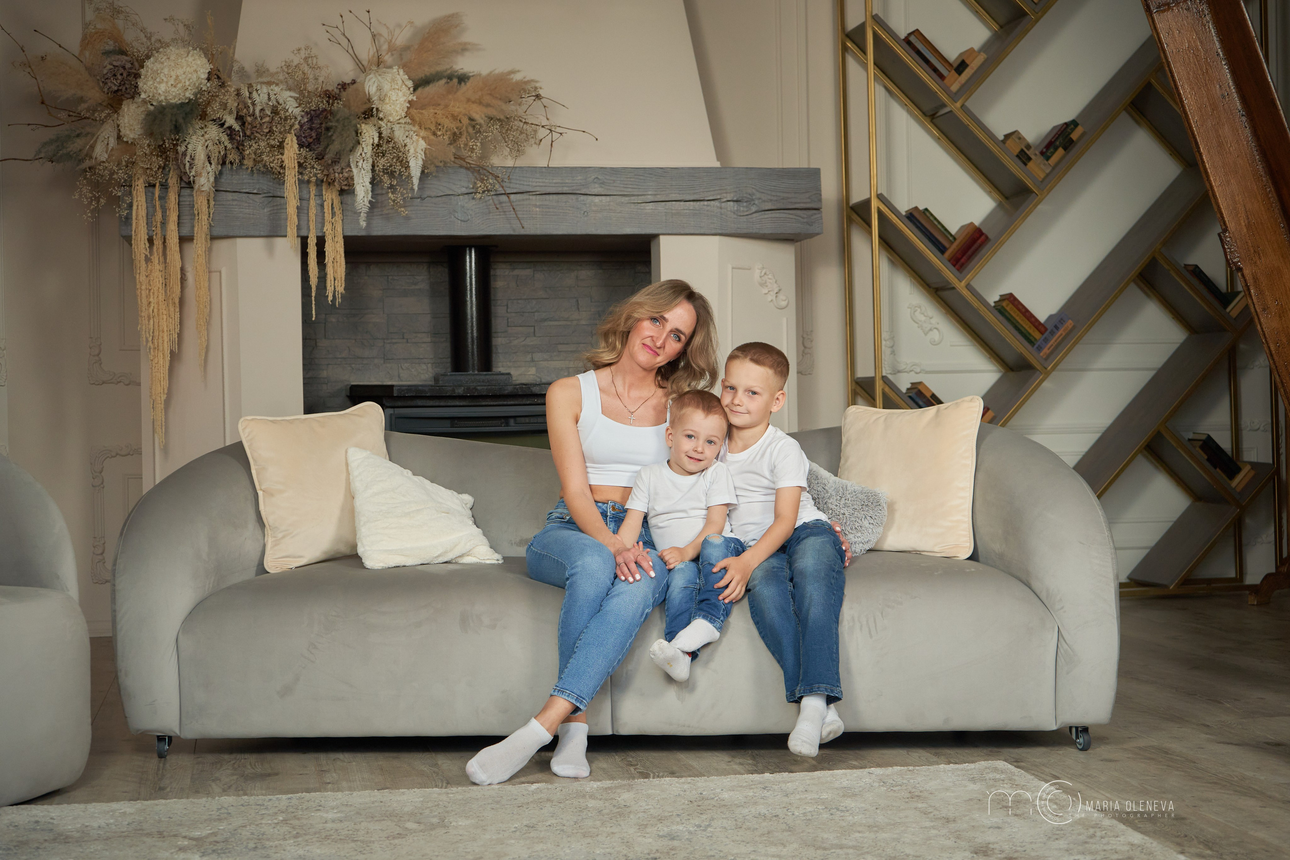 Снежно семейное. Фотограф Мария Оленева