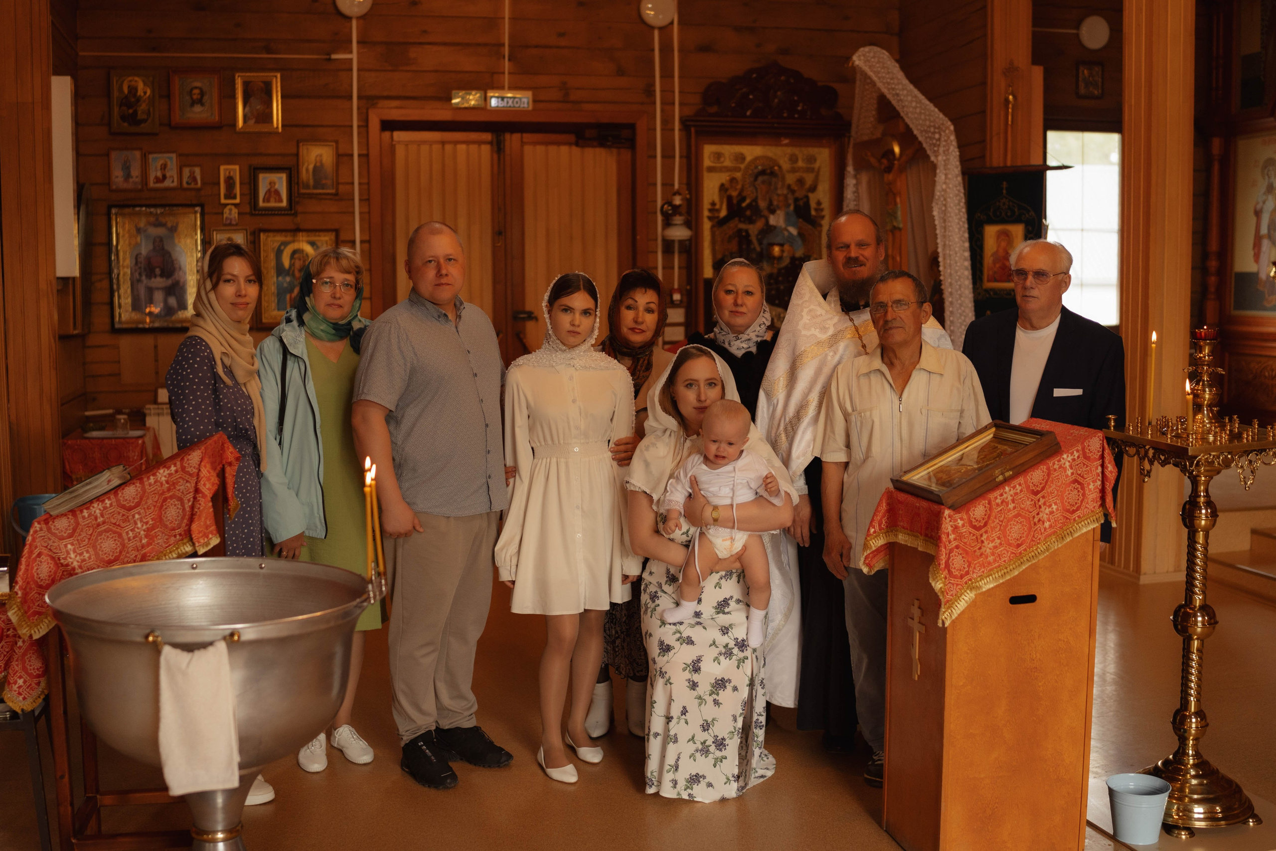 Крещение Любы. Фотограф в Новосибирске Диана Ильиных