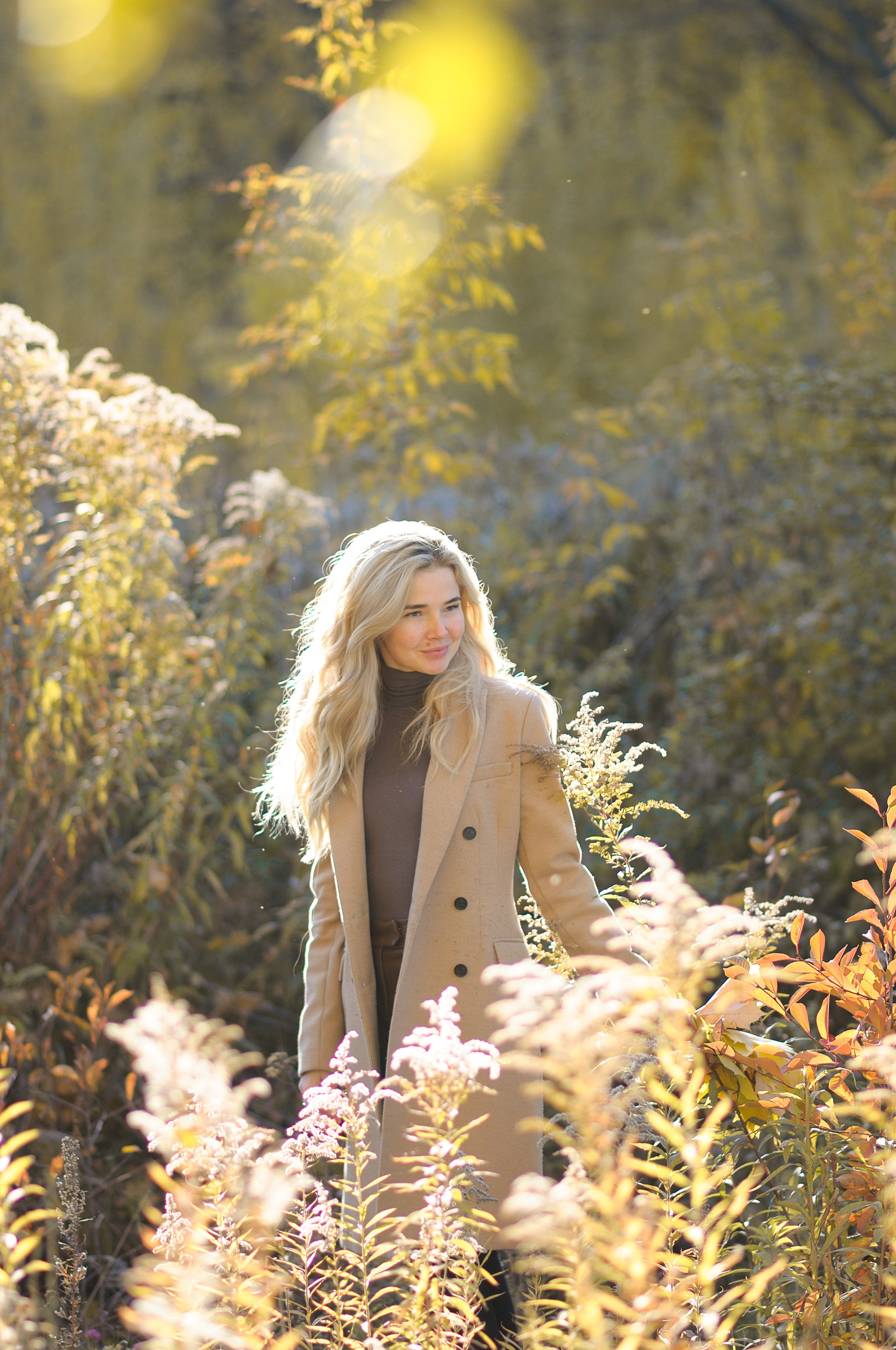 Прогулочная осенняя фотосессия в Нижнем Новгороде для Анны