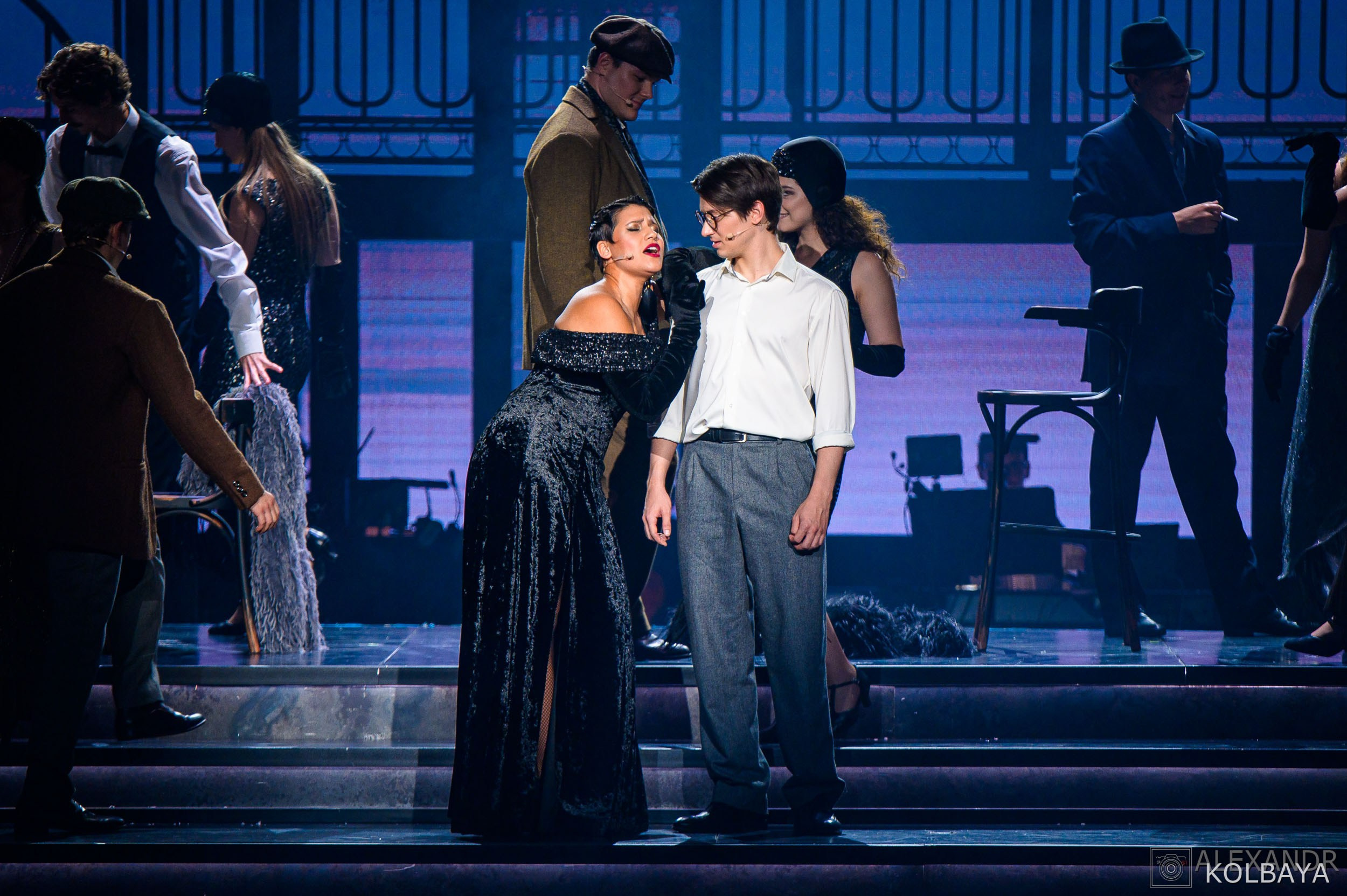 Фоторепортаж с мюзикла Вальс-Бостон 18 сентября 2025 года. Концертный и театральный репортажный фотограф в Москве Александр Колбая