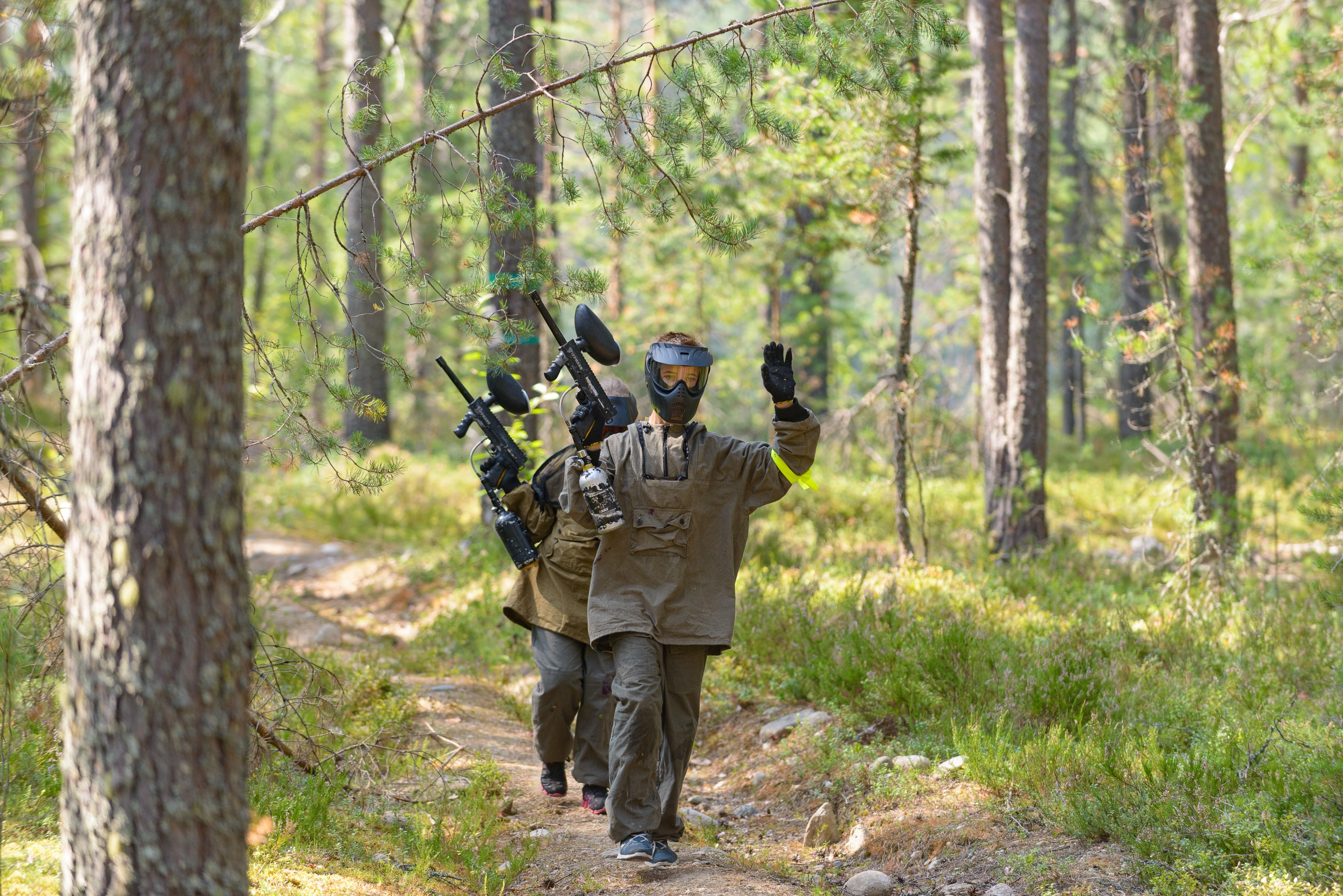 Летние тренировочные сборы Школы Боевых Искусств «МОН» 2013, пейнтбол