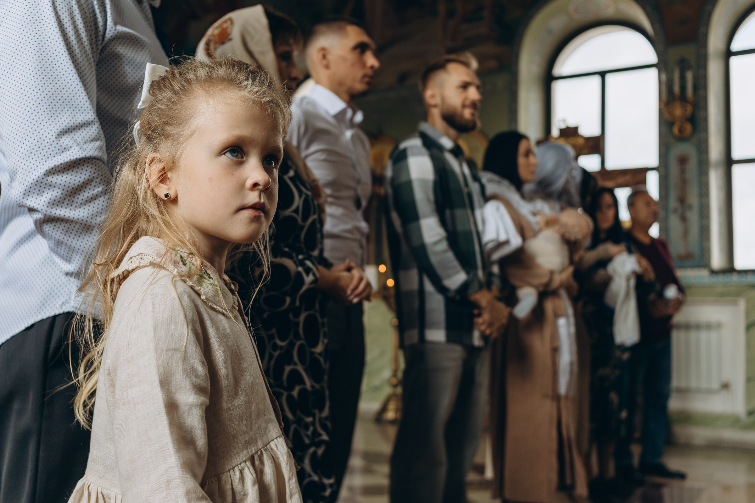 Крещение Матвея. Семейный фотограф в Волгодонске Краченцева Анна