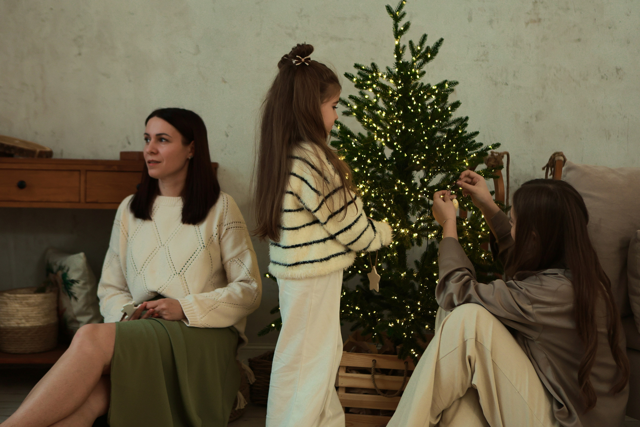 Наталья и дочери. Портретный и семейный фотограф в Москве — Ирина Аксенова