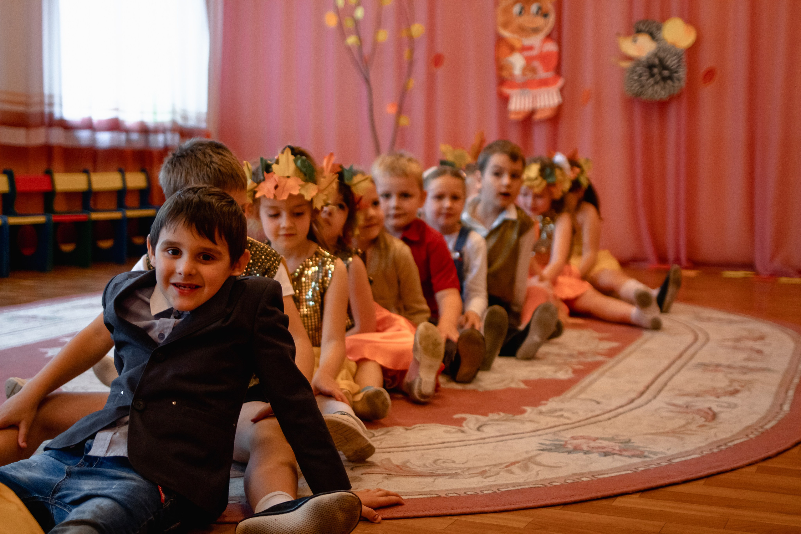 Осенний праздник в детском саду. Маргарита. Семейный фотограф в Минске Приболовец Светлана