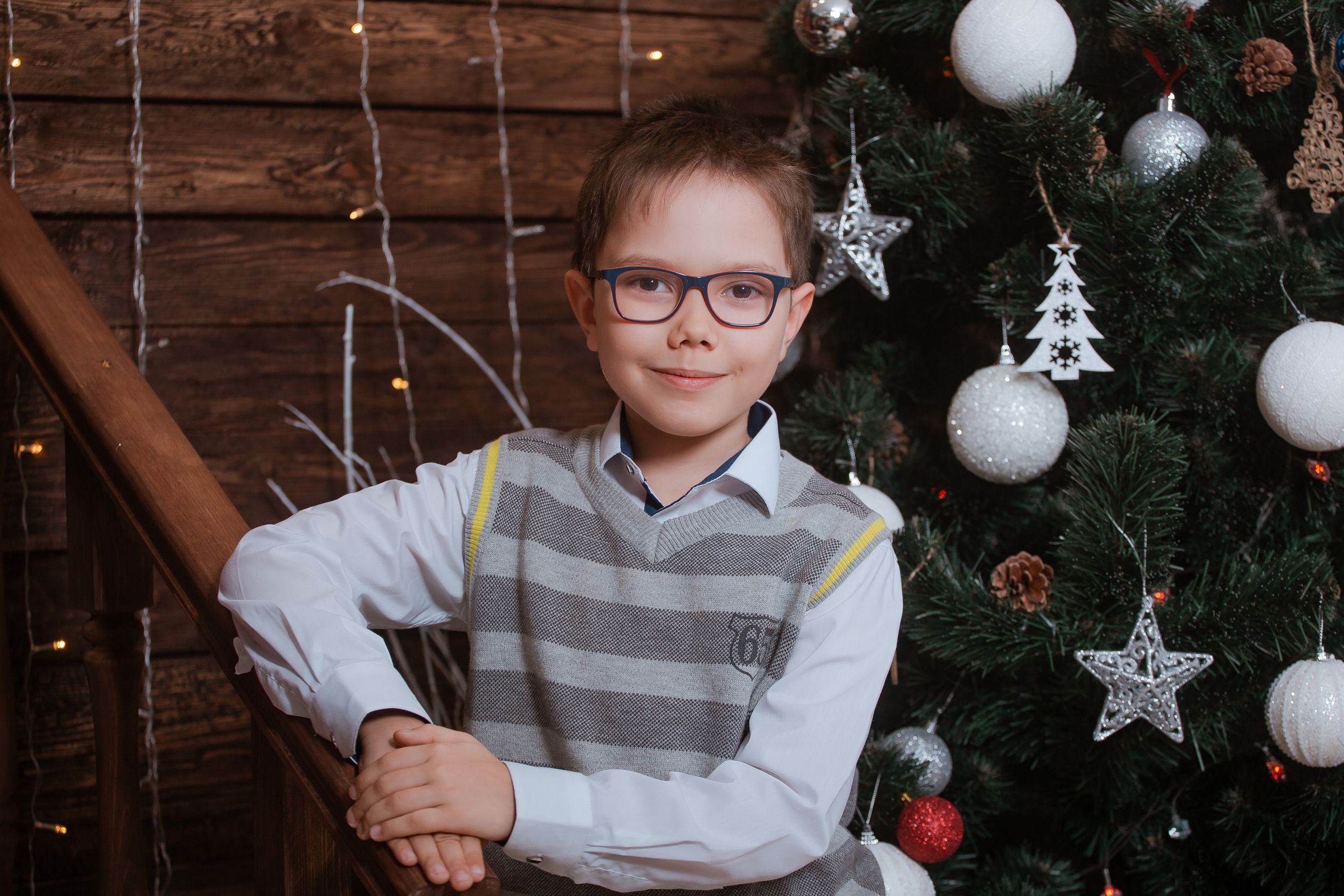 Новогодняя съемка в студии. Студия выпускных альбомов Остров