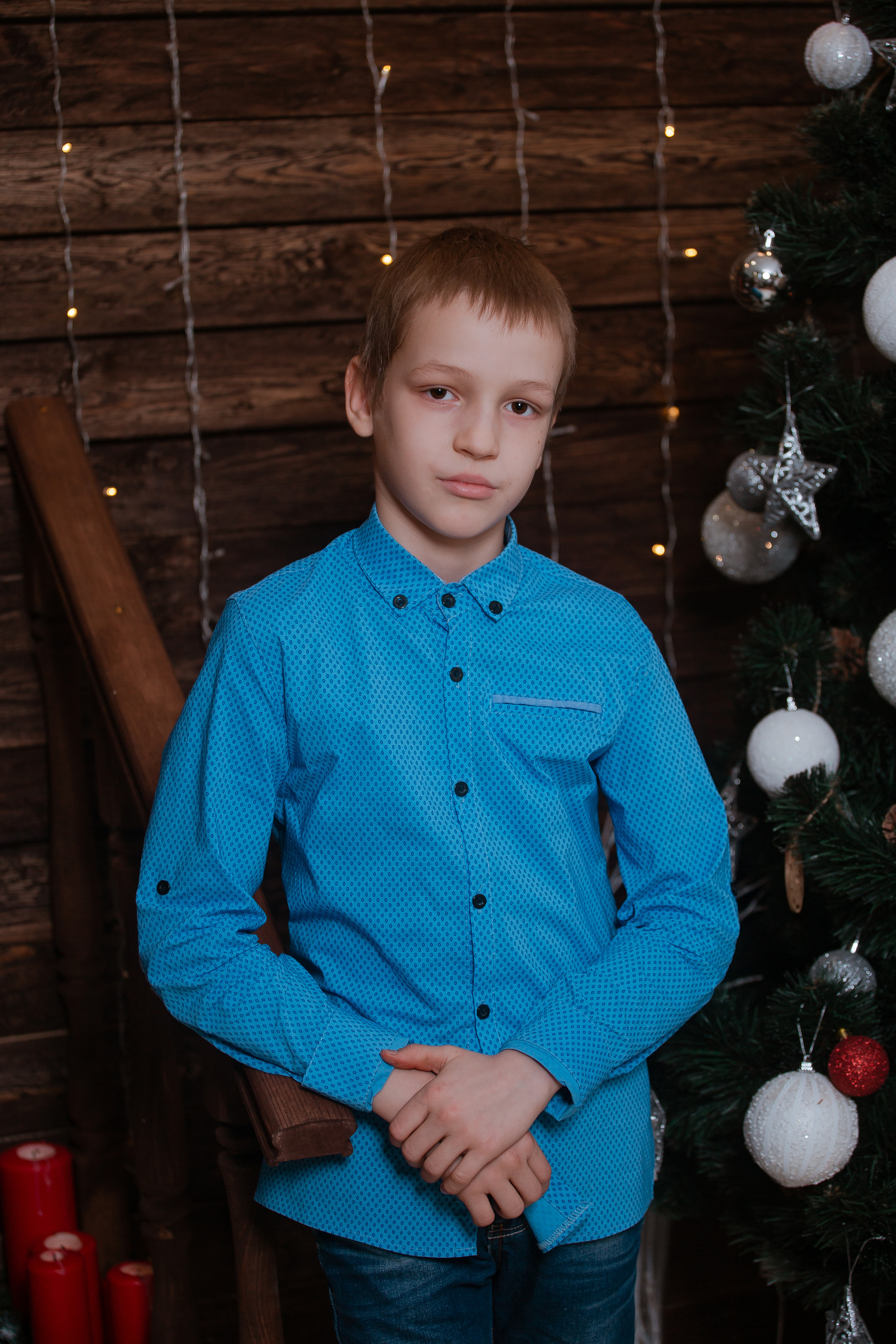 Новогодняя съемка в студии. Студия выпускных альбомов Остров