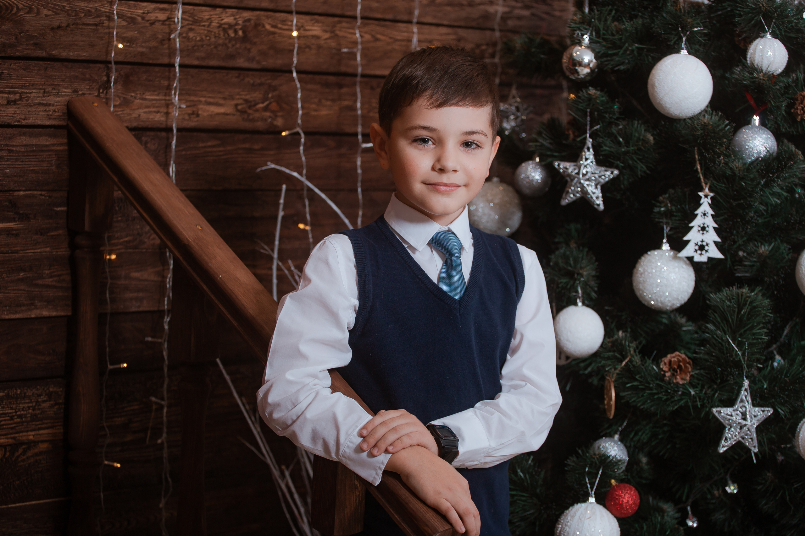 Новогодняя съемка в студии. Студия выпускных альбомов Остров