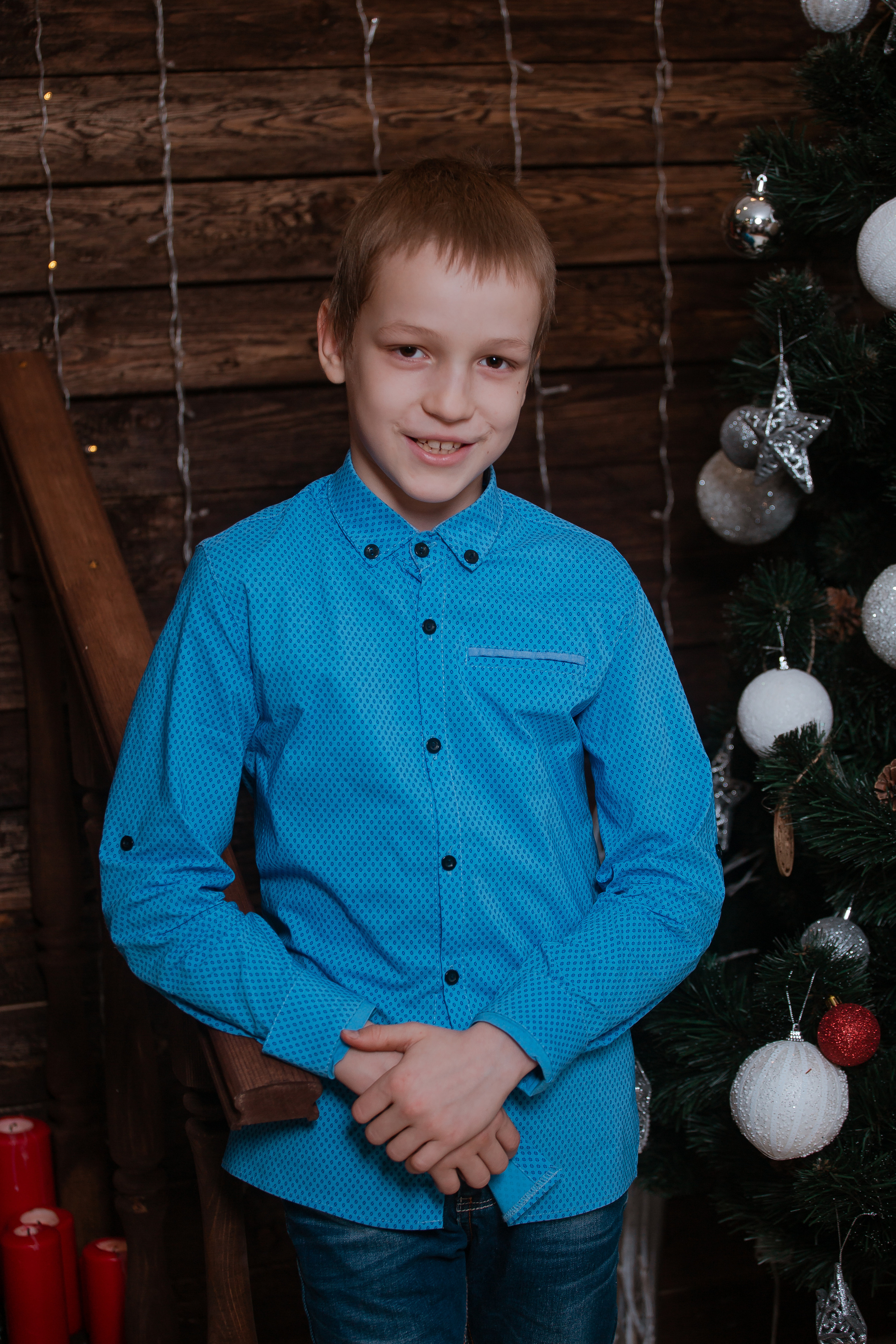 Новогодняя съемка в студии. Студия выпускных альбомов Остров