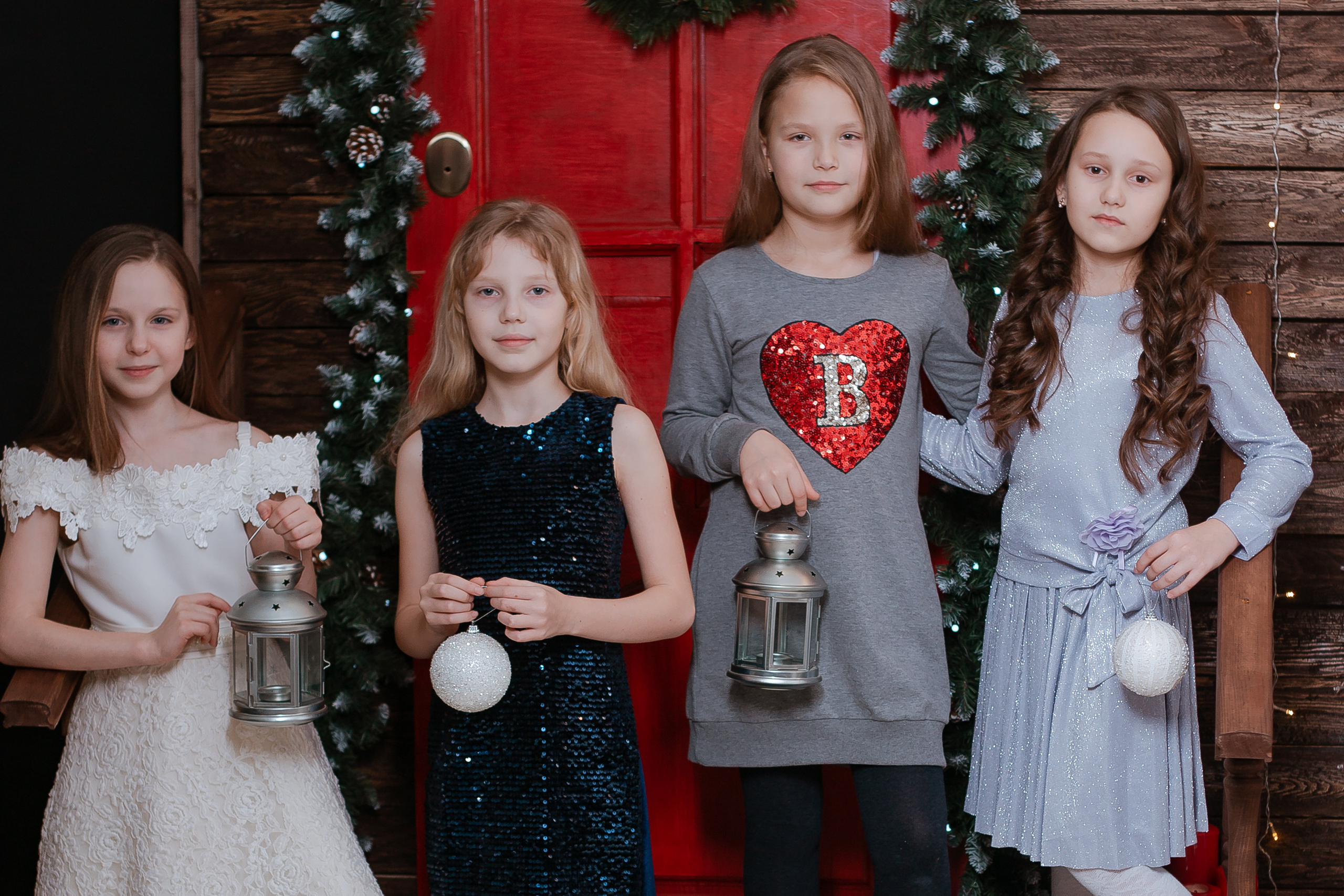 Новогодняя съемка в студии. Студия выпускных альбомов Остров