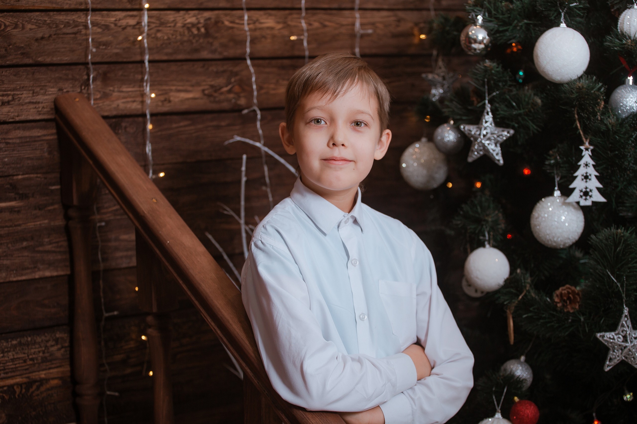 Новогодняя съемка в студии. Студия выпускных альбомов Остров