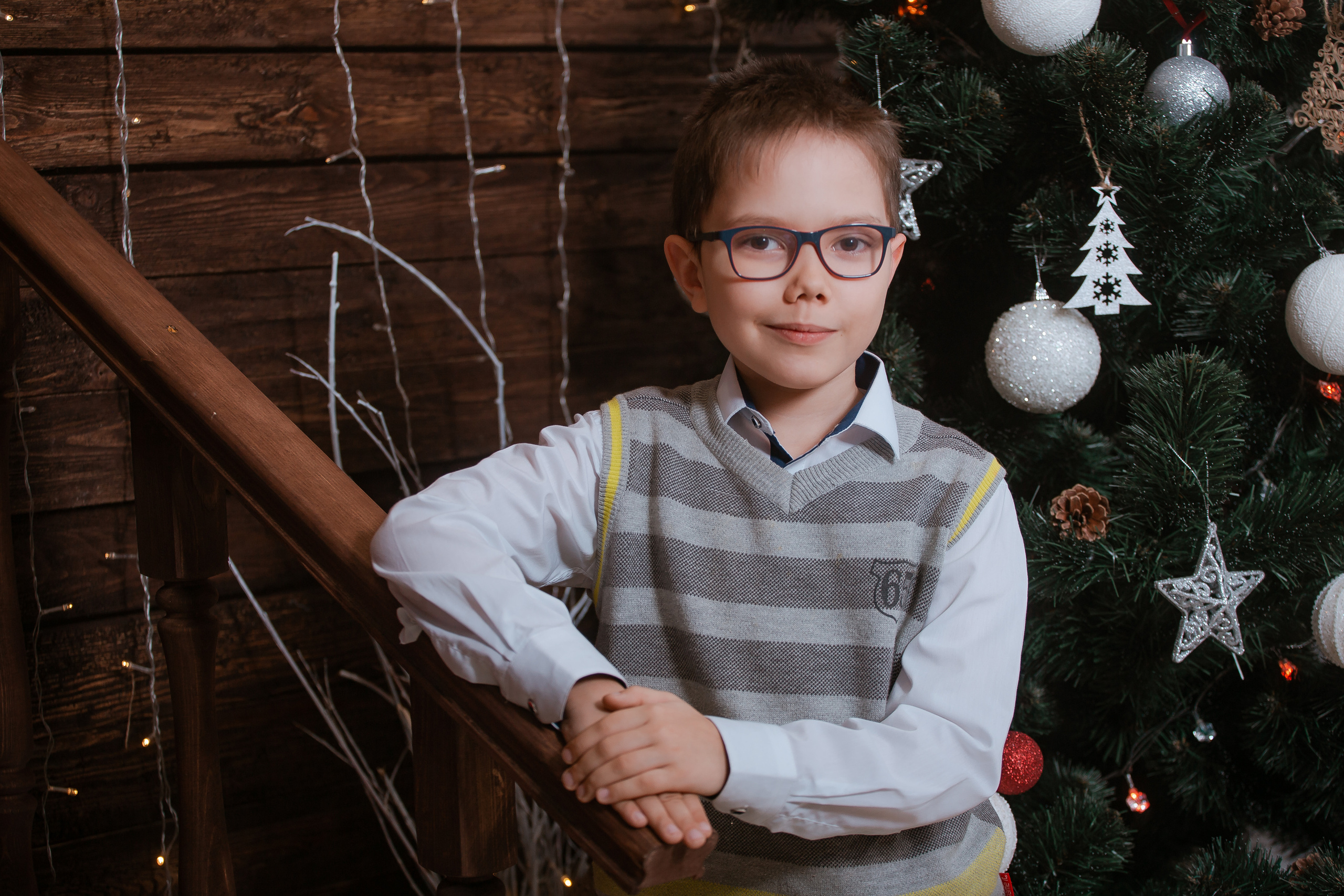 Новогодняя съемка в студии. Студия выпускных альбомов Остров