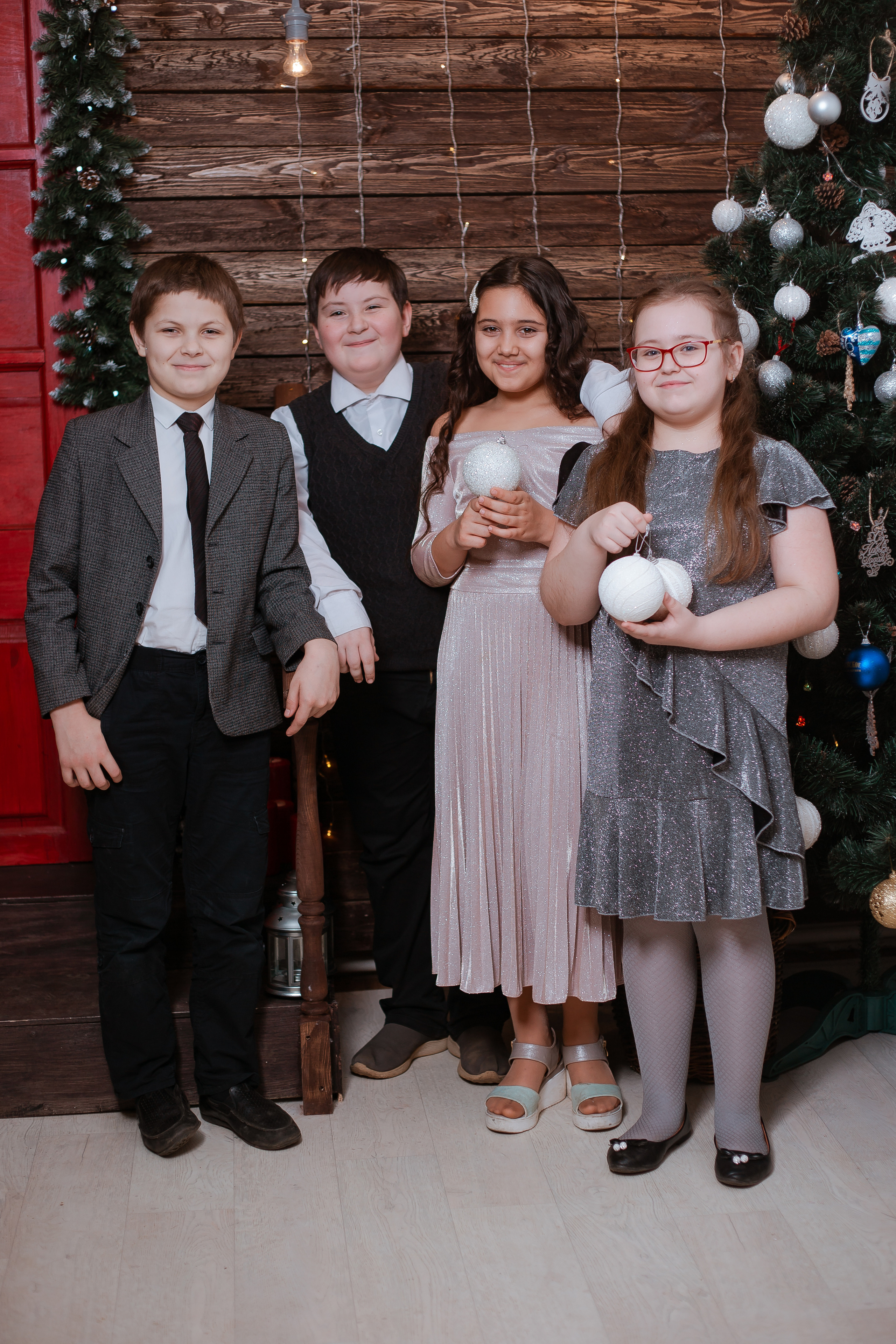 Новогодняя съемка в студии. Студия выпускных альбомов Остров